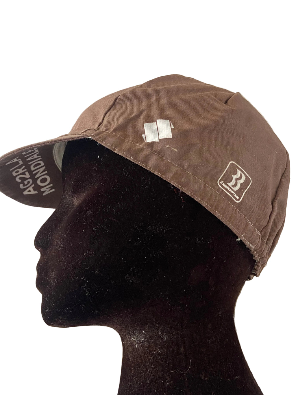 Casquette officielle de vélo cyclisme - coureur pro équipe AG2R LA MONDIALE - marque BIEMME - années 2010-20