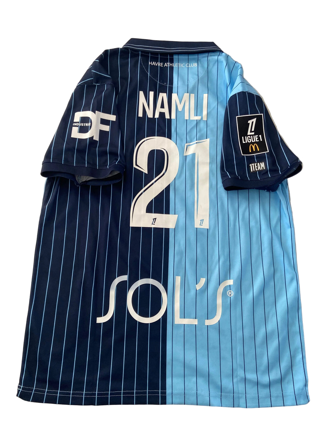 Maillot de foot UMBRO de l’équipe du HAVRE (porté N.21 NAMLI) saison 2025-26