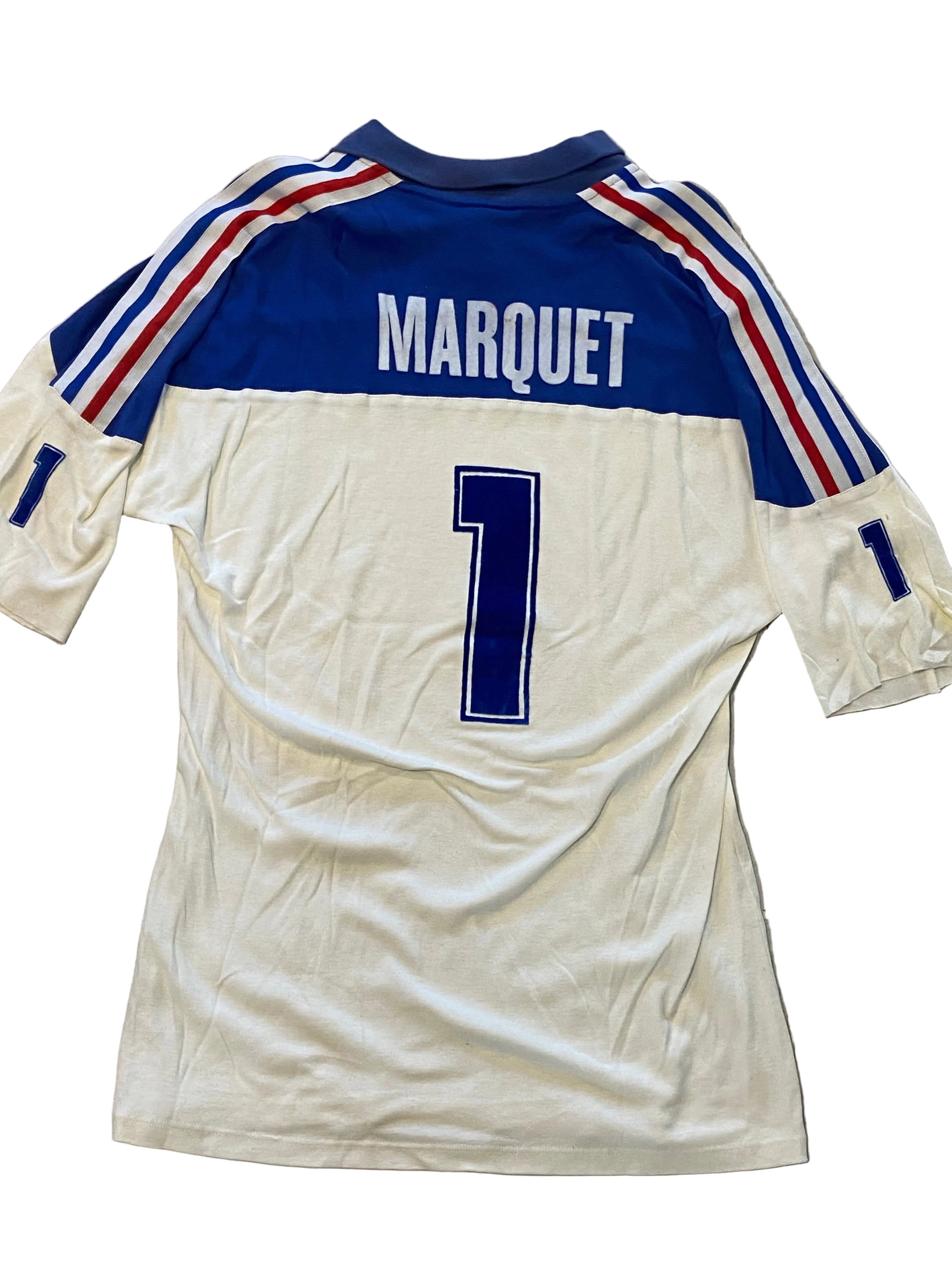 Maillot de Volley-Ball de L’équipe de France (porté N.1 MARQUET) saison 1991-92