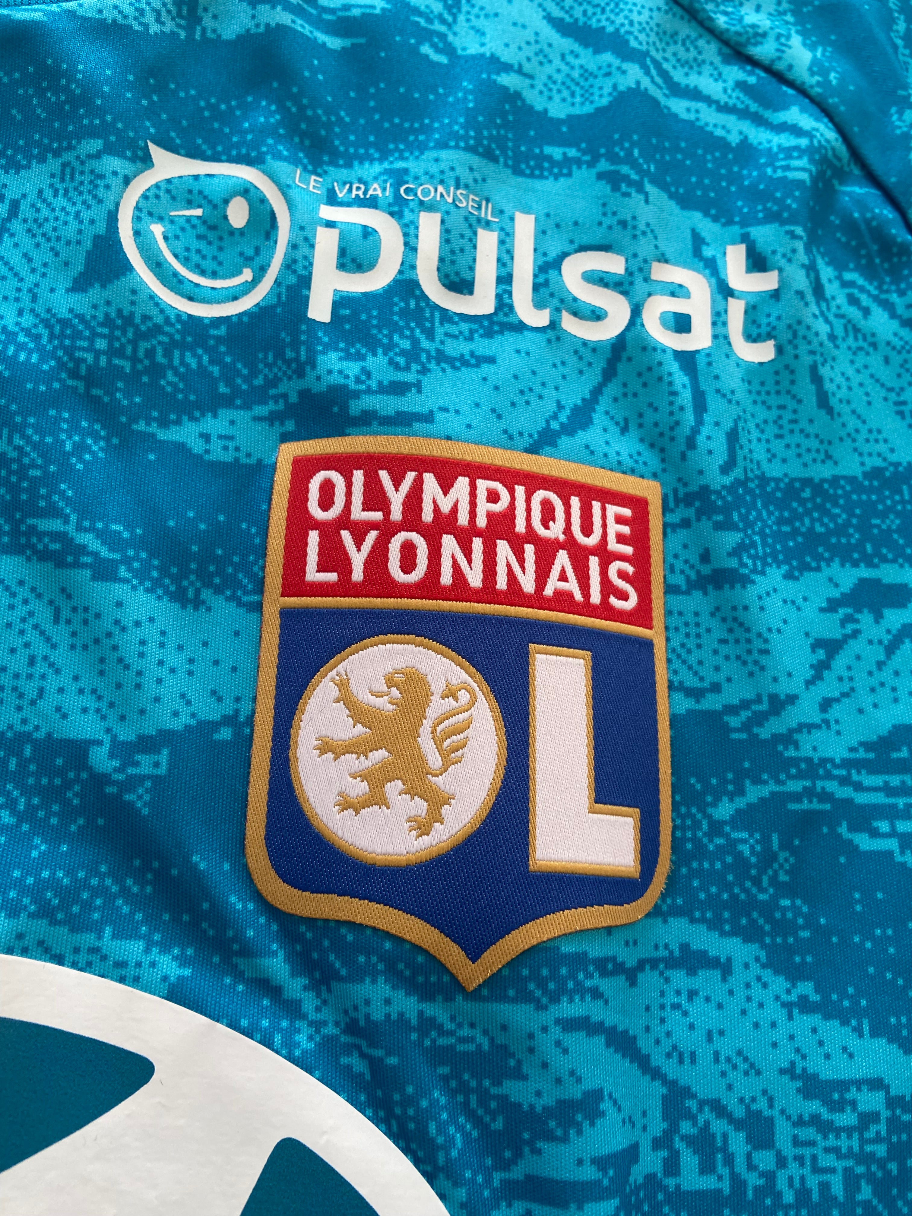 Maillot de foot ADIDAS de l’OL LYON (porté N.1 LLORIS) saison 2018-19