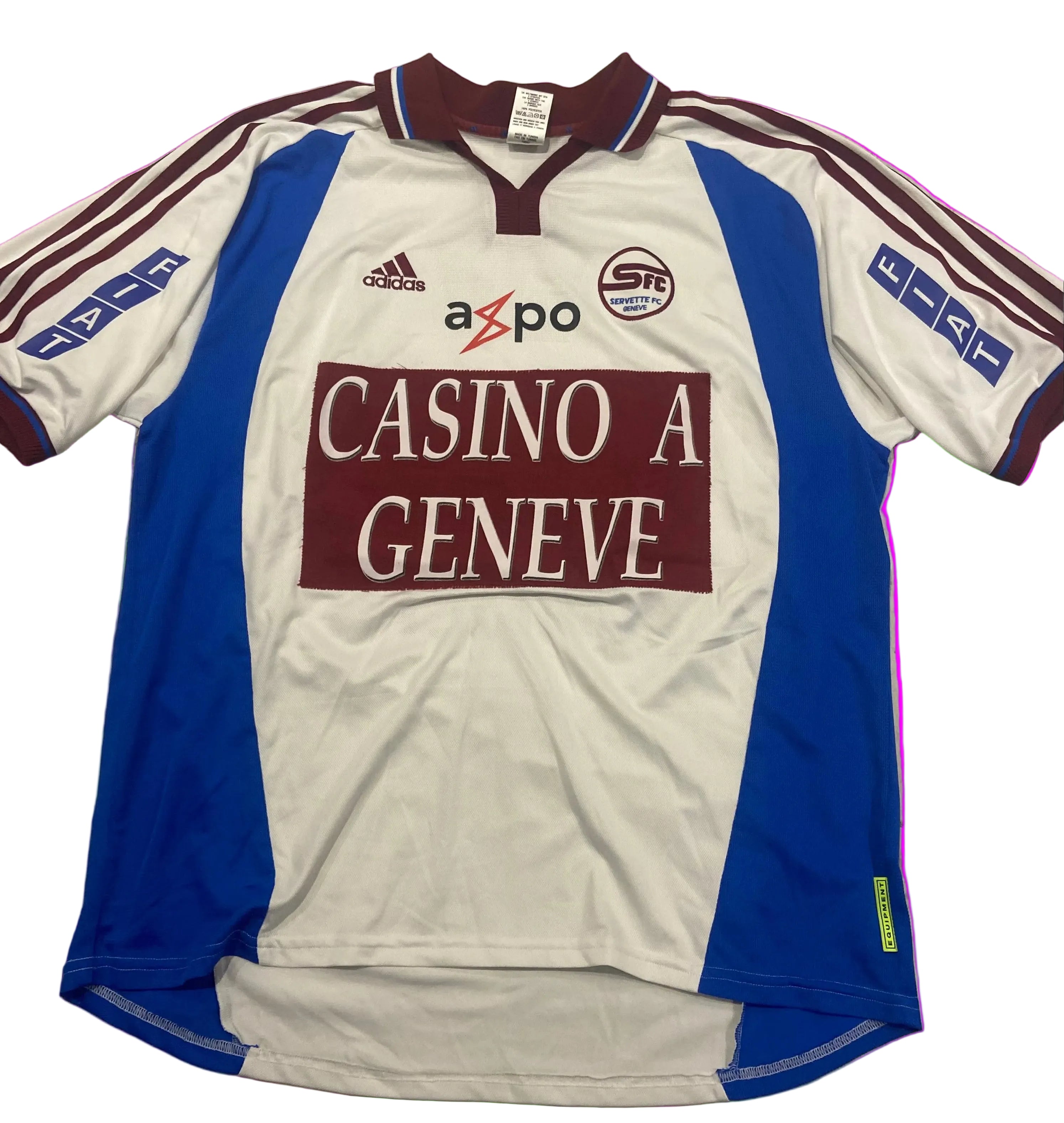 Maillot de foot du Servette Geneve FC (porté N.23 COMISETTI) saison 2001-02