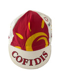 Casquette Officielle de vélo cyclisme -coureur pro équipe COFIDIS – Marque Nalini – année 1990-2000 COLLECTOR