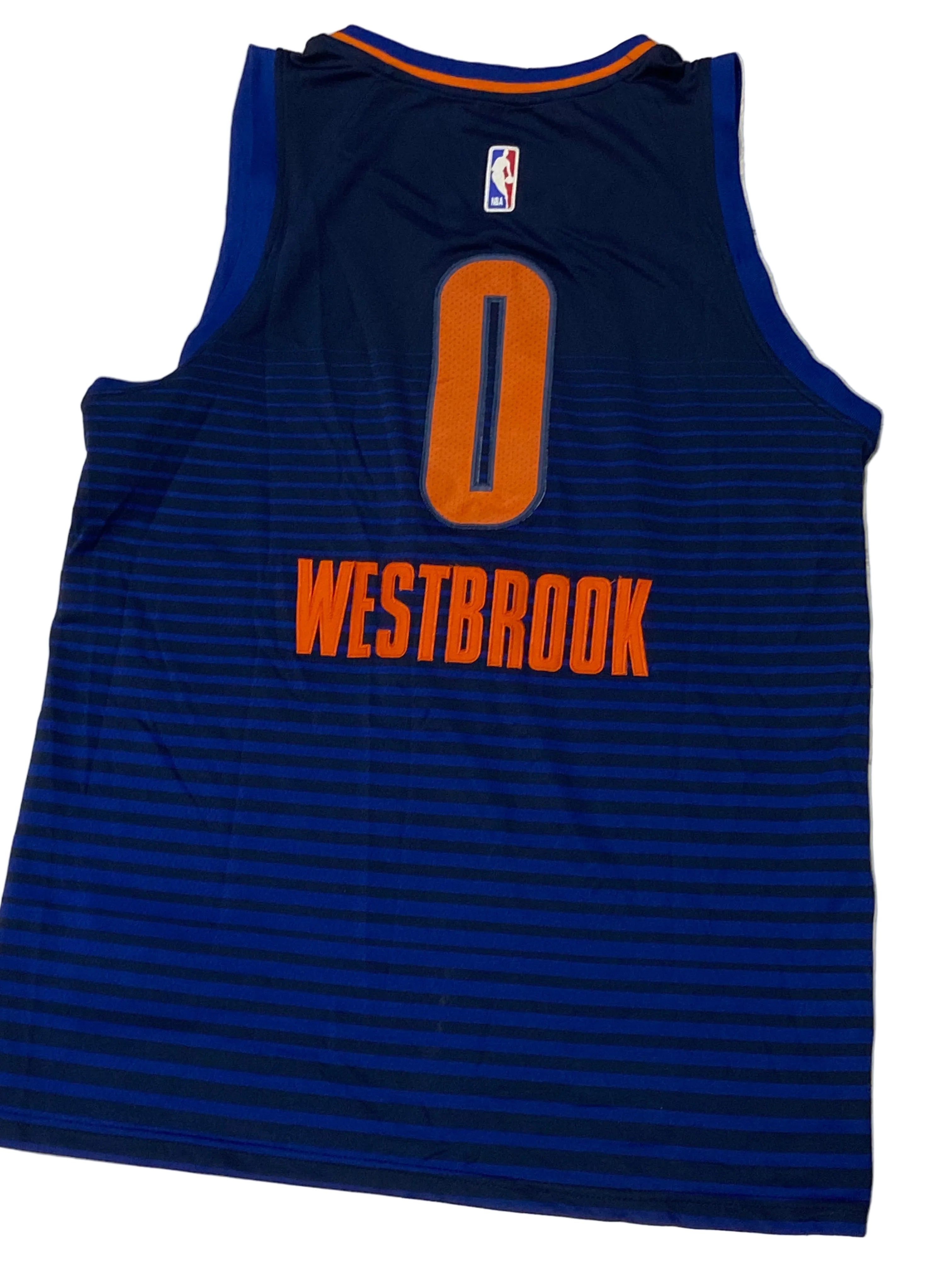 Maillot NIKE de BASKET-BALL des OKLAHOMA CITY THUNDER (N.0 WESTBROOK) année 2017-18