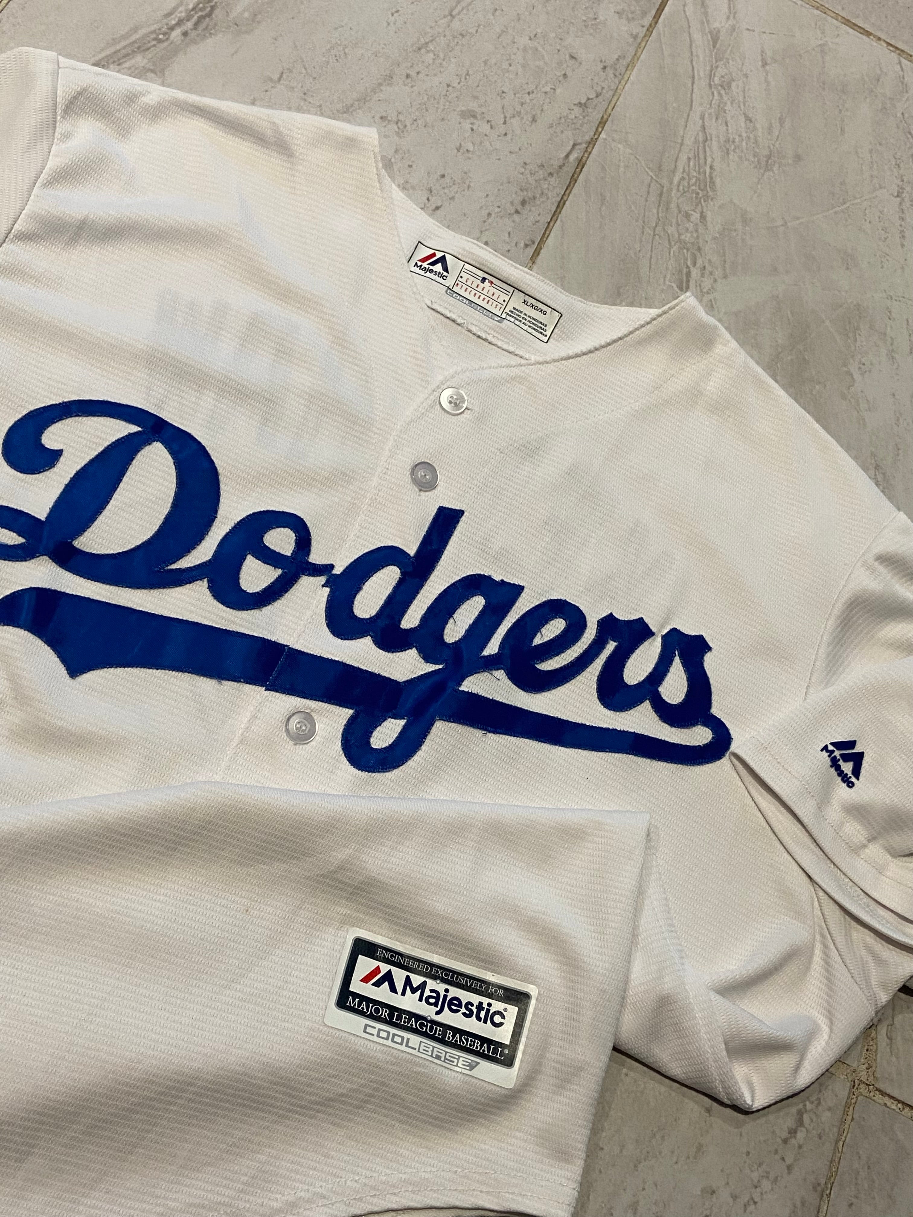 Maillot de BASEBALL Majestic des LOS ANGELES DODGERS (N.22 KERSHAN) année 2014