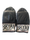 Paire de Mitaines de Sac BRYAN - Cuir Noir - Worcester England - COLLECTOR