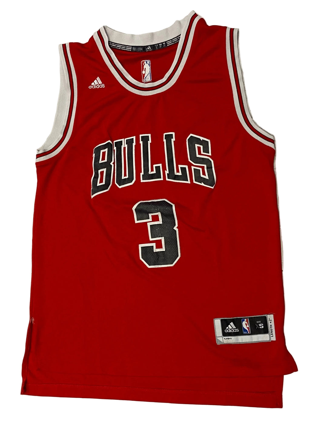 Maillot ADIDAS de BASKET-BALL des CHICAGO BULLS (N.3 WADE) année 2016-17