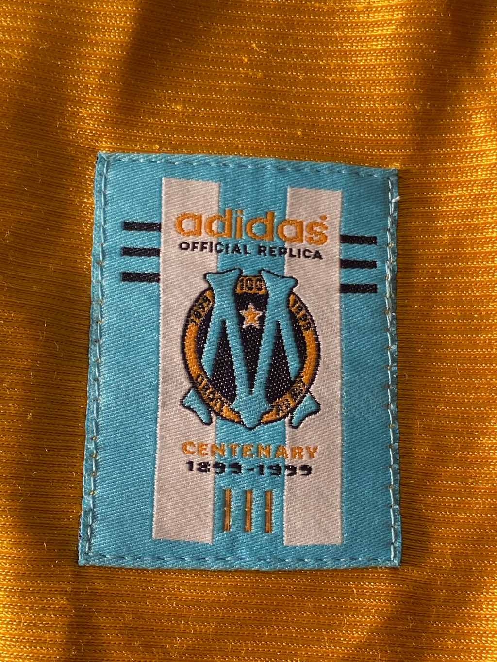 Maillot de foot de l'OM Olympique de Marseille saison 1998-99 centenaire