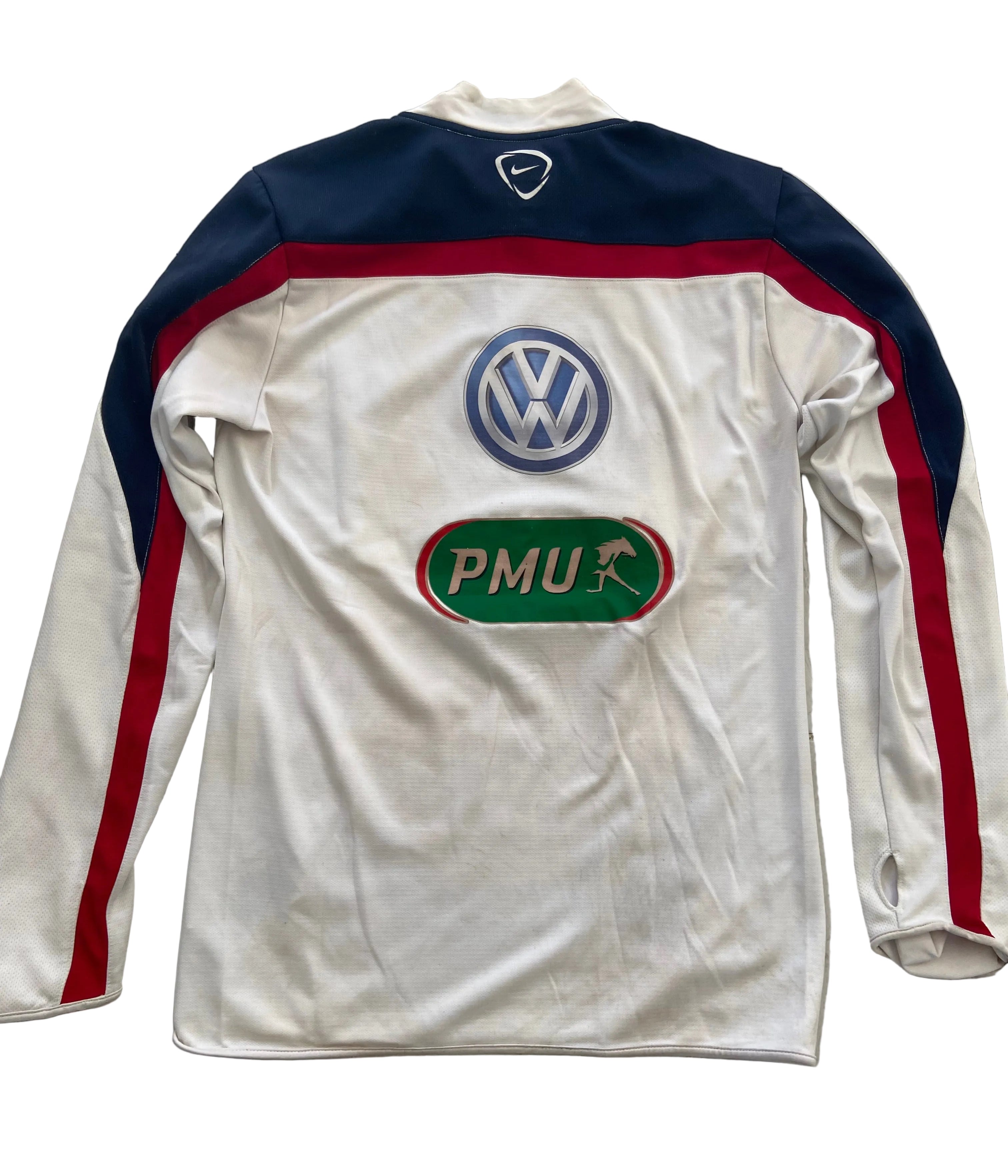 Sweat d’échauffement NIKE de l’équipe de FRANCE (porté Nabil FEKIR) année 2018-19