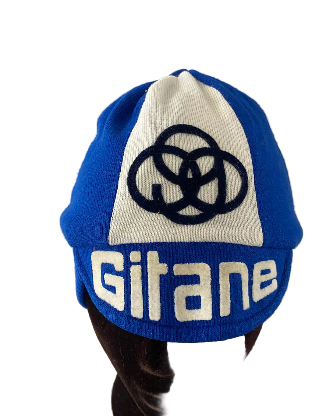 Casquette officielle Bonnet de vélo Cyclisme Vintage GITANE – Hiver – année 70- COLLECTOR