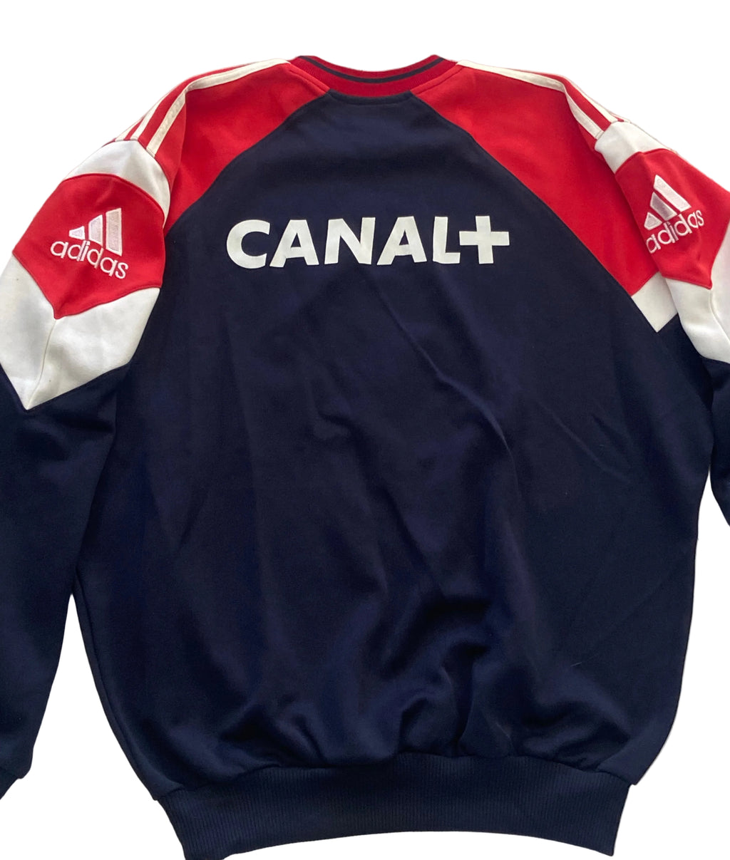 Sweat échauffement ADIDAS de l’équipe de FRANCE saison 1999-2000