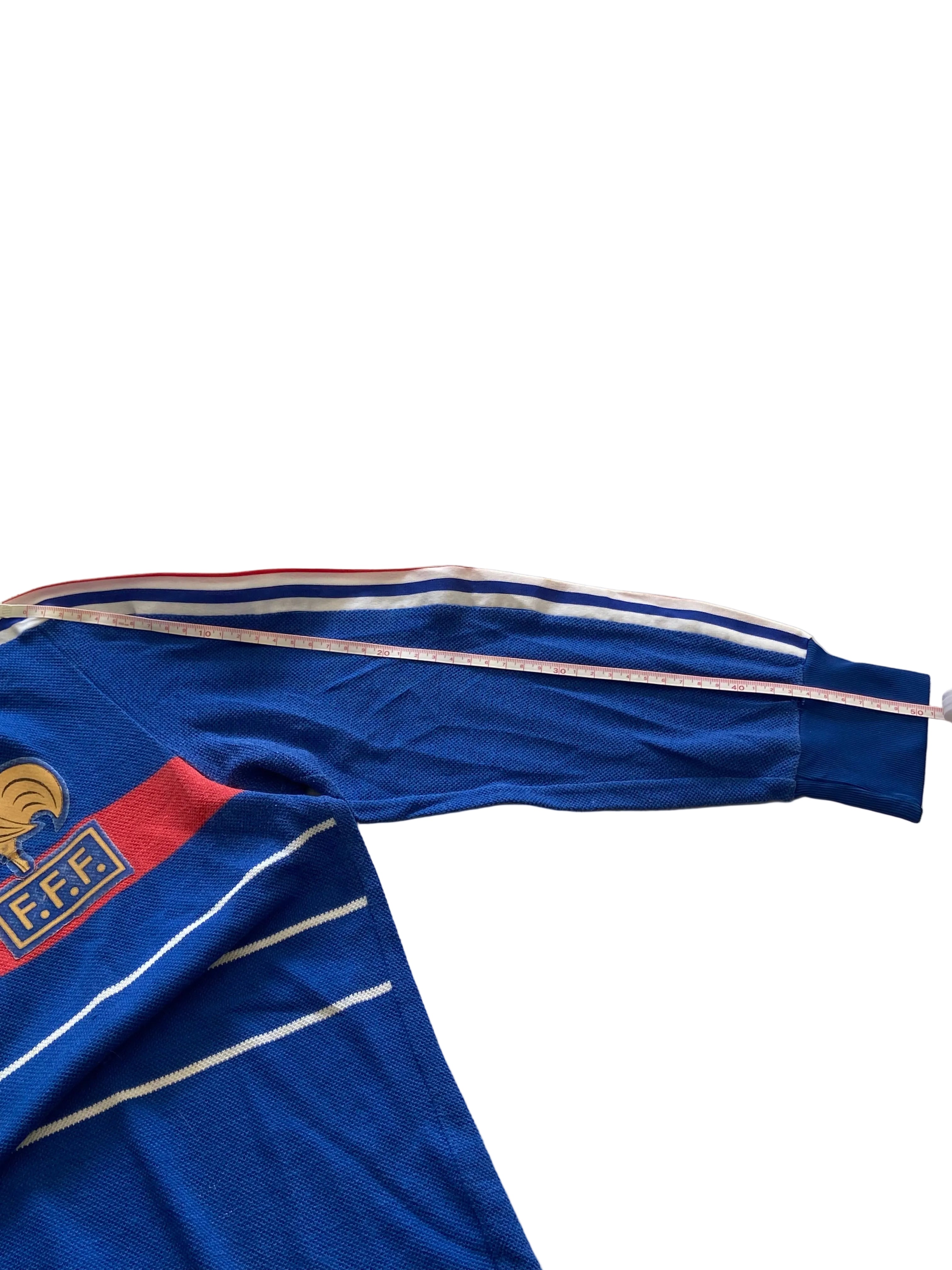 Maillot de foot ADIDAS de L’équipe de FRANCE 1984 (N.10 PLATINI)
