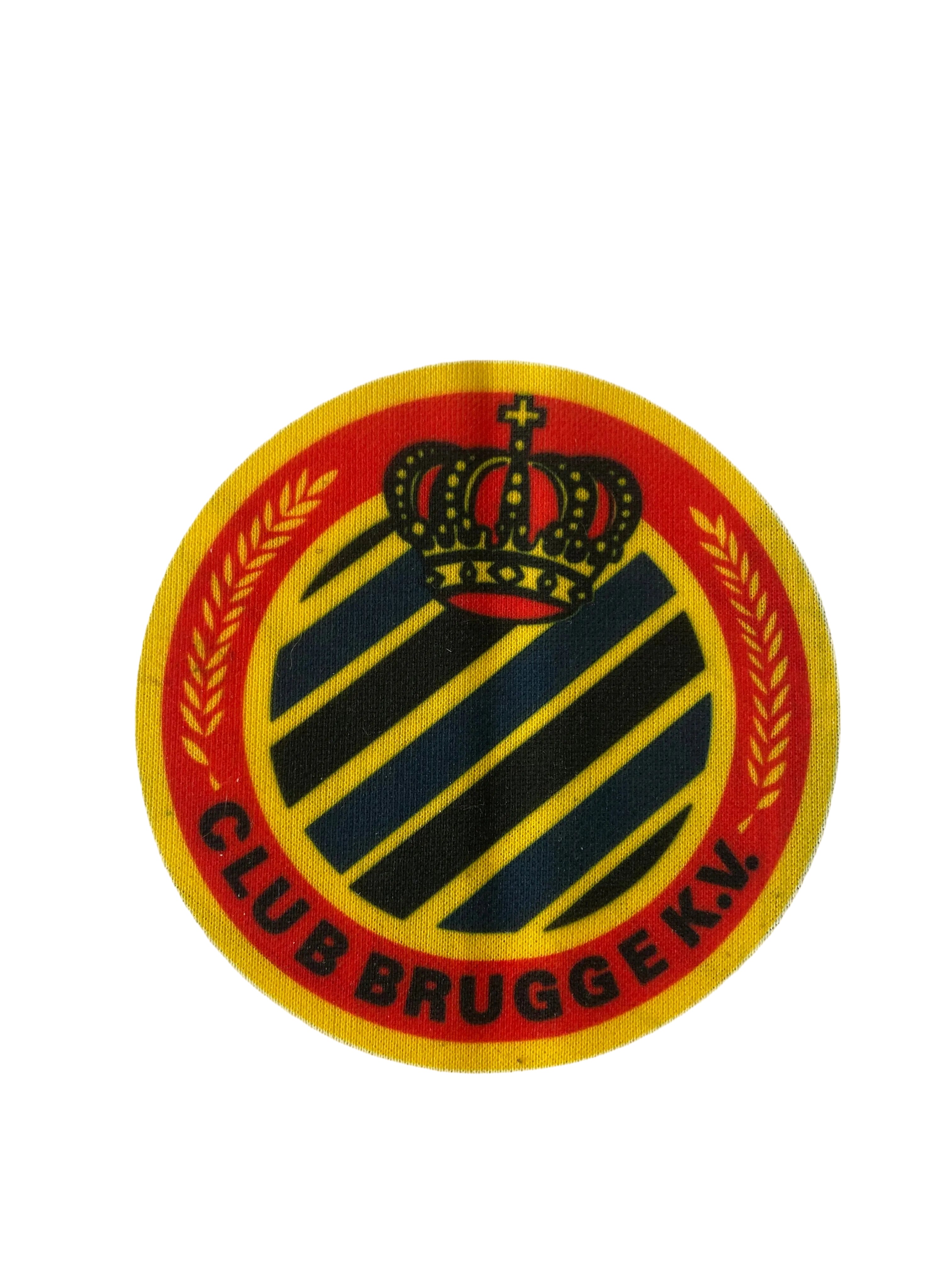 Écharpe de foot Vintage Club Brugge K.V. - Années 80 - Édition "Gallery" (neuve sous blister-Deadstock)