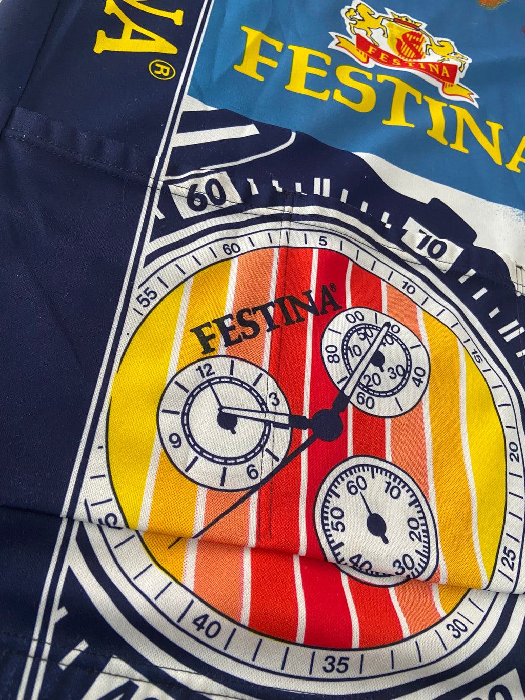 Maillot de cyclisme SANTINI de l’équipe FESTINA (VIRENQUE-BROCHARD) année 1995-96