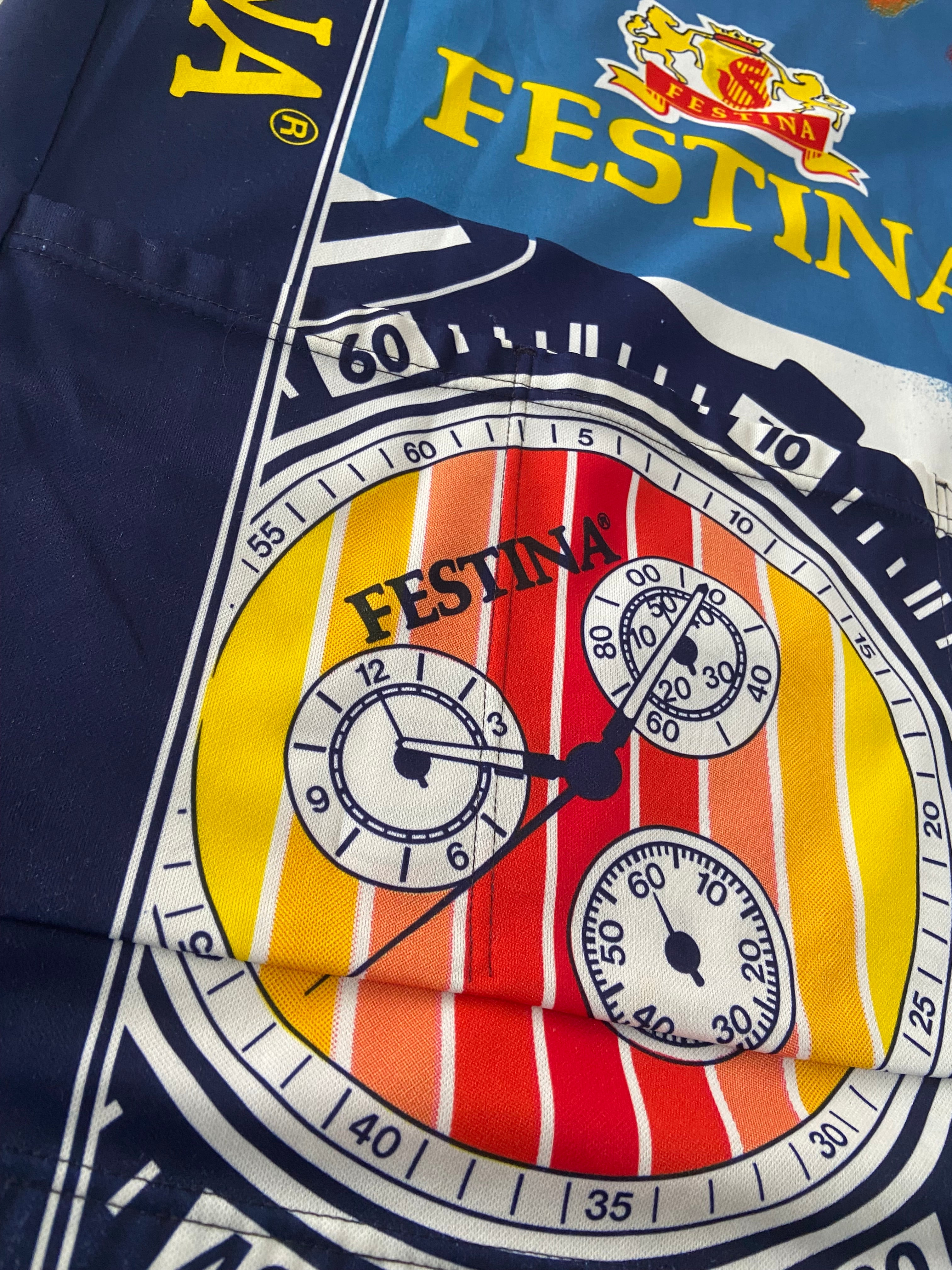 Maillot de cyclisme SANTINI de l’équipe FESTINA (VIRENQUE-BROCHARD) année 1995-96