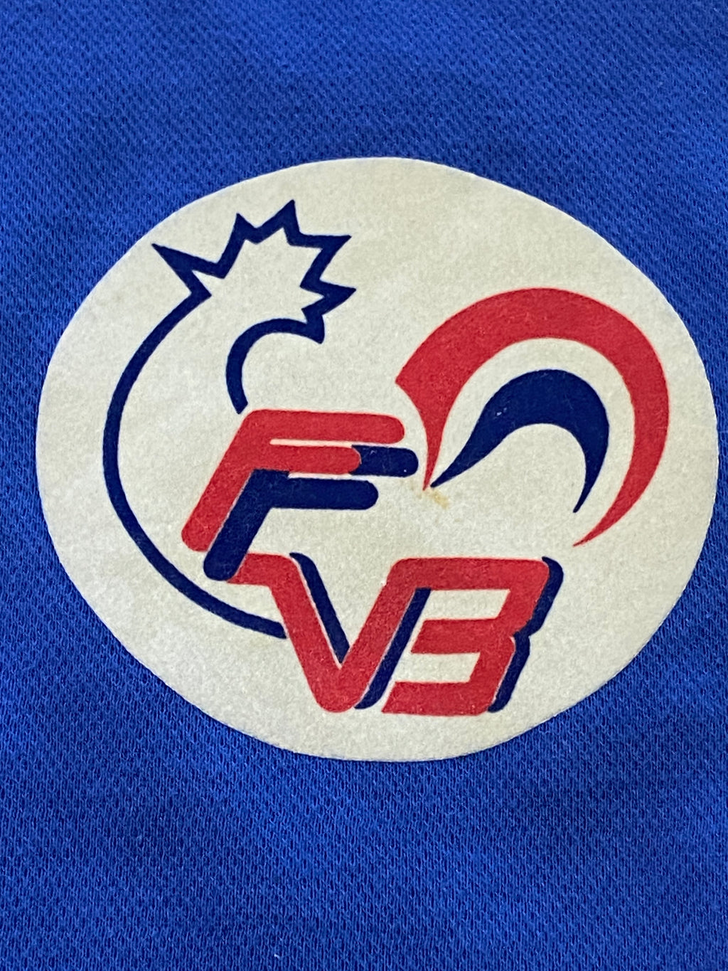 Maillot de volley-ball de l’Equipe de France (porté N.4 BLAIN) saison 1986-88 Collector