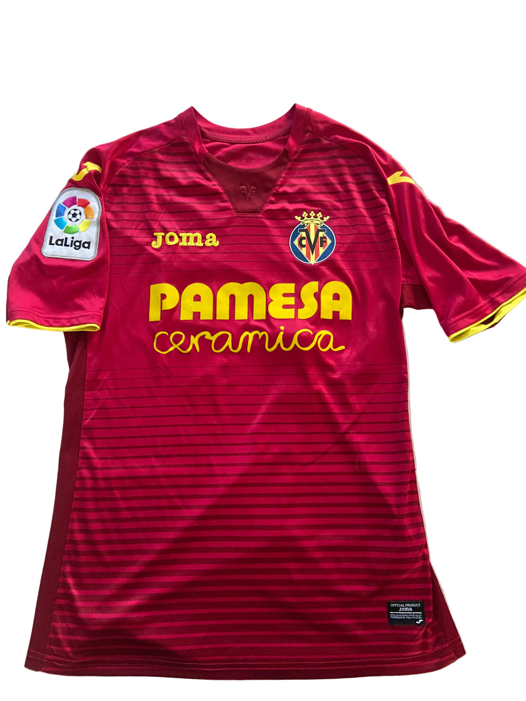 Maillot de foot JOMA de VILLAREAL CF (porté N.17 BAKAMBU) saison 2017-18