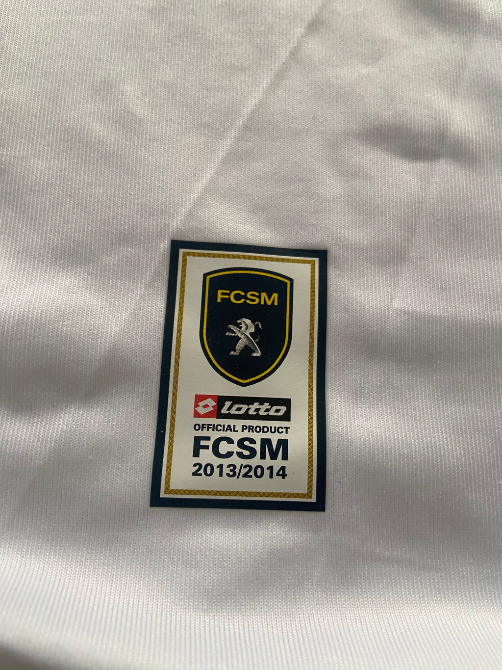 Maillot de foot LOTTO du FC SOCHAUX (porté N.17 PEYBERNES) saison 2013-14