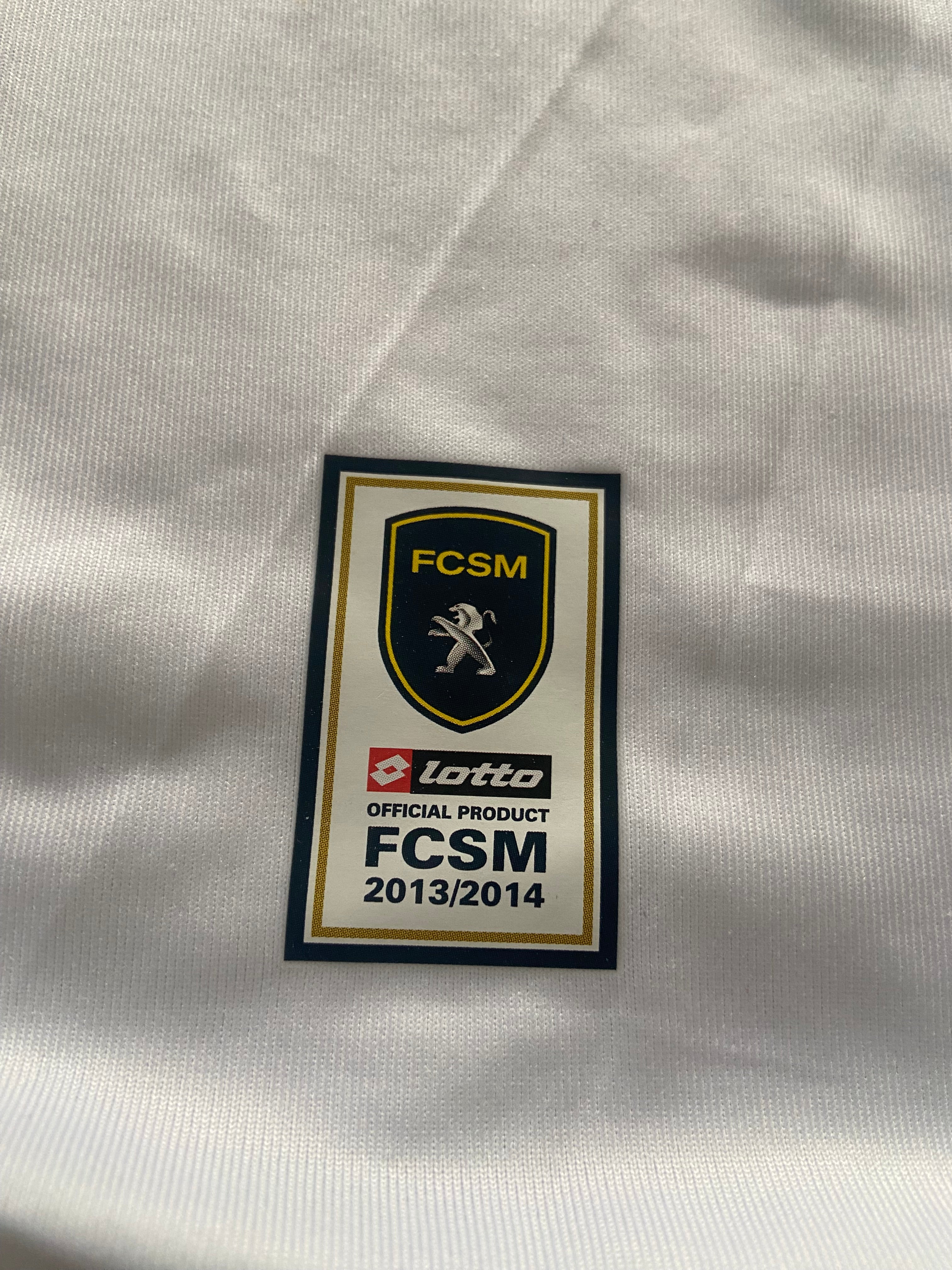 Maillot de foot LOTTO du FC SOCHAUX (porté N.17 PEYBERNES) saison 2013-14