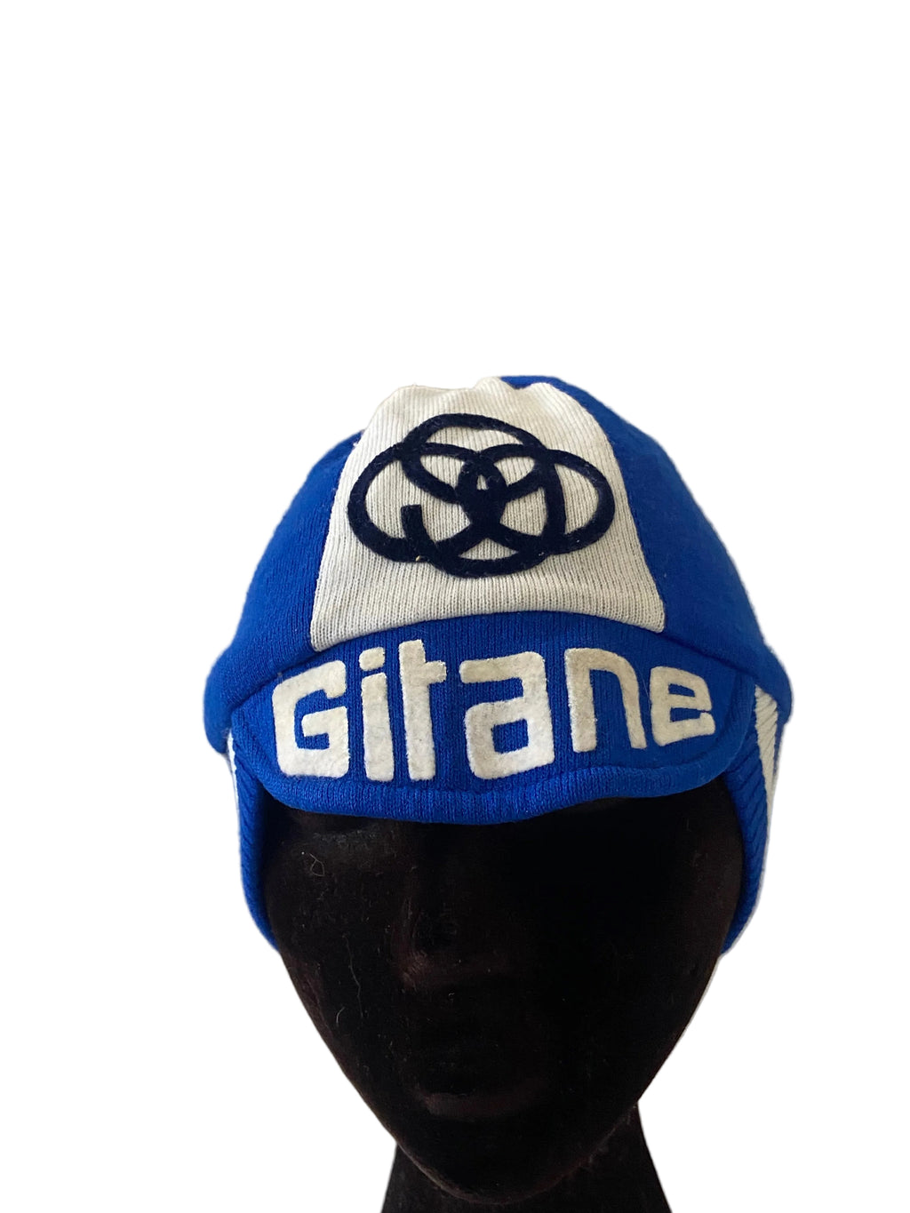Casquette officielle Bonnet de vélo Cyclisme Vintage GITANE – Hiver – année 70- COLLECTOR