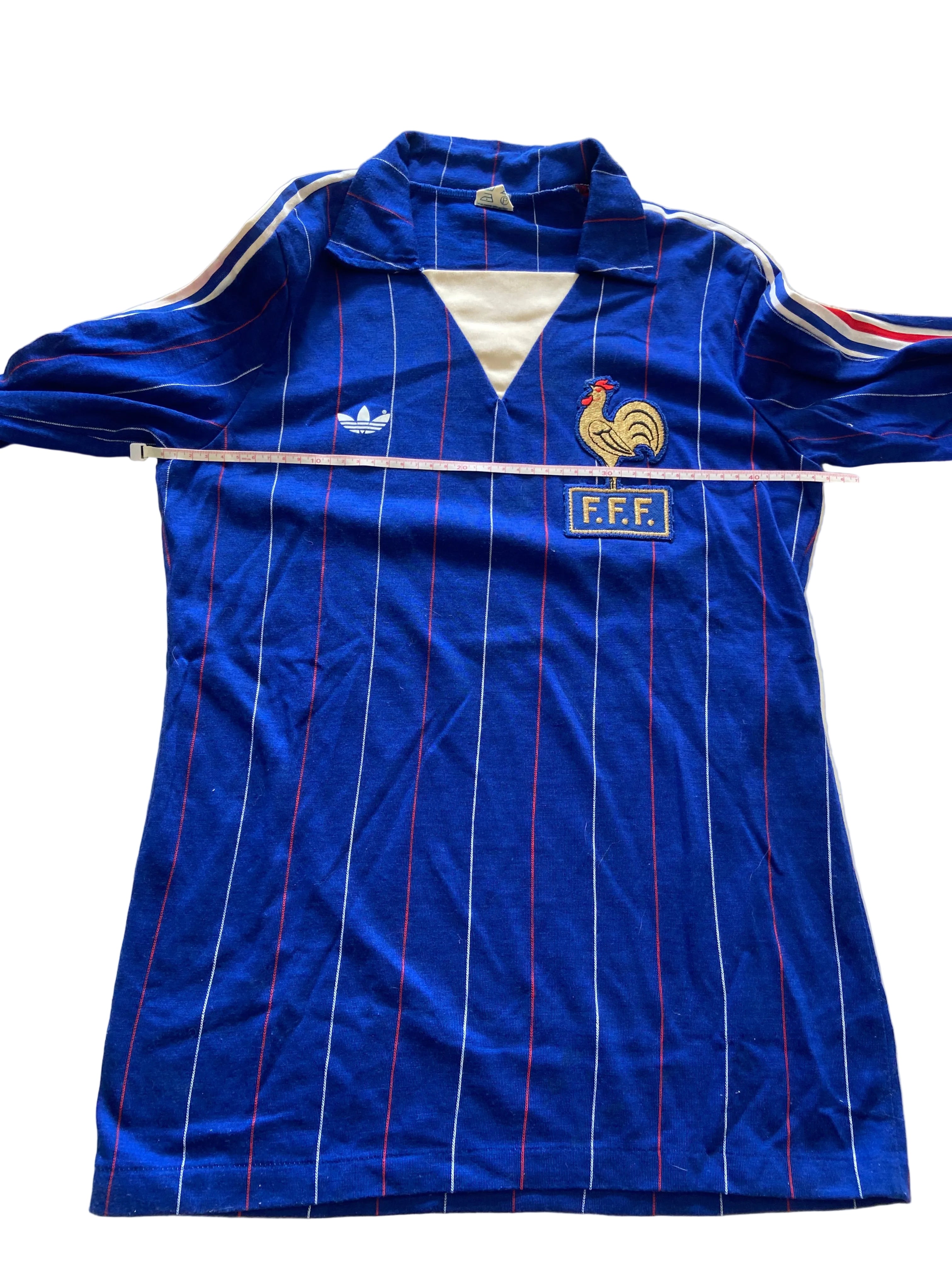 Maillot de foot ADIDAS de l’équipe de FRANCE année 1982