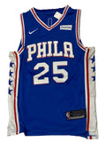 Maillot NIKE de BASKET-BALL des PHILADELPHIA 76ers (N.25 SIMMONS) année 2017-18