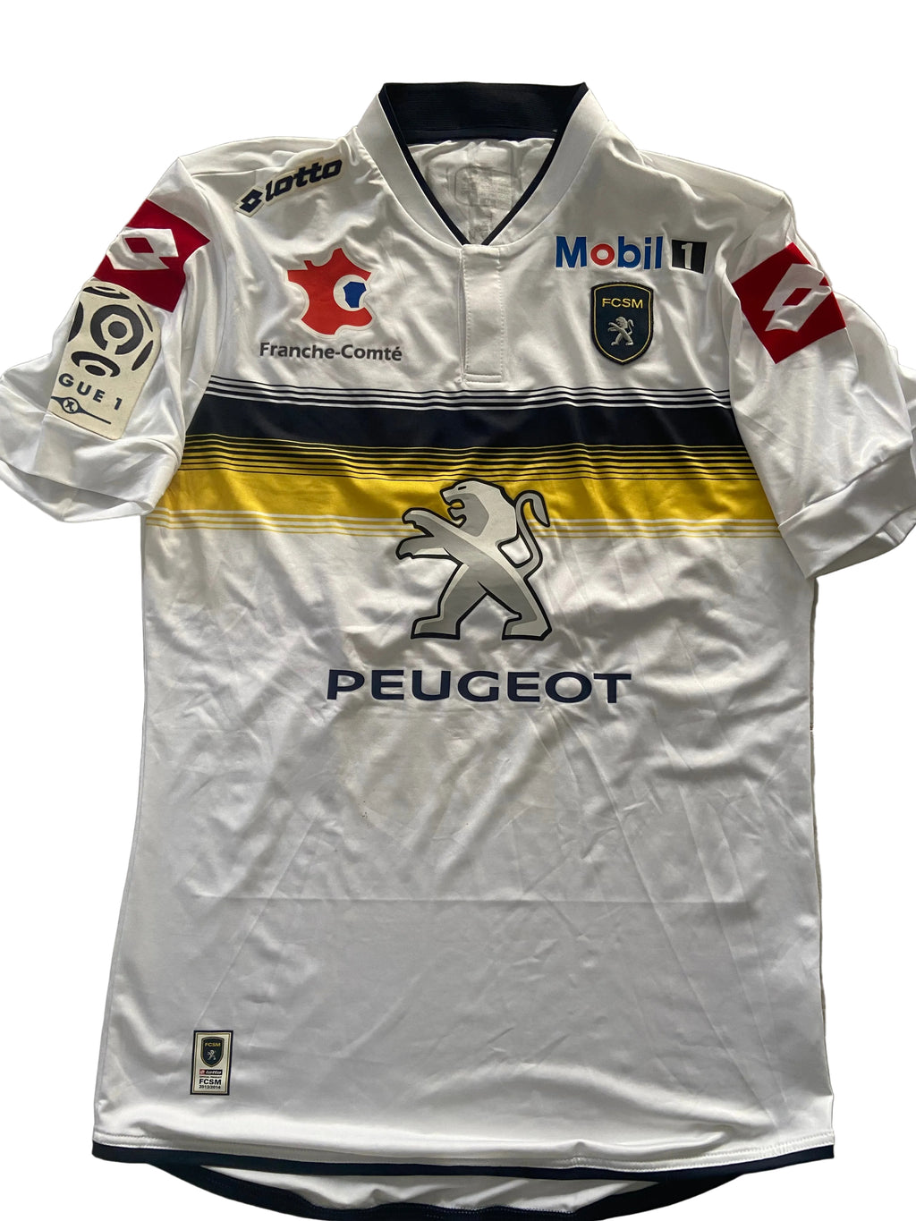 Maillot de foot LOTTO du FC SOCHAUX (porté N.17 PEYBERNES) saison 2013-14