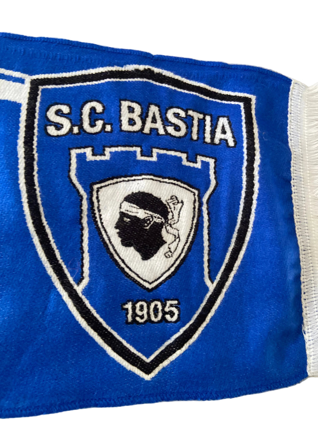 Echarpe de foot du SC BASTIA finale Coupe de la Ligue 2015 Scarf Supporter