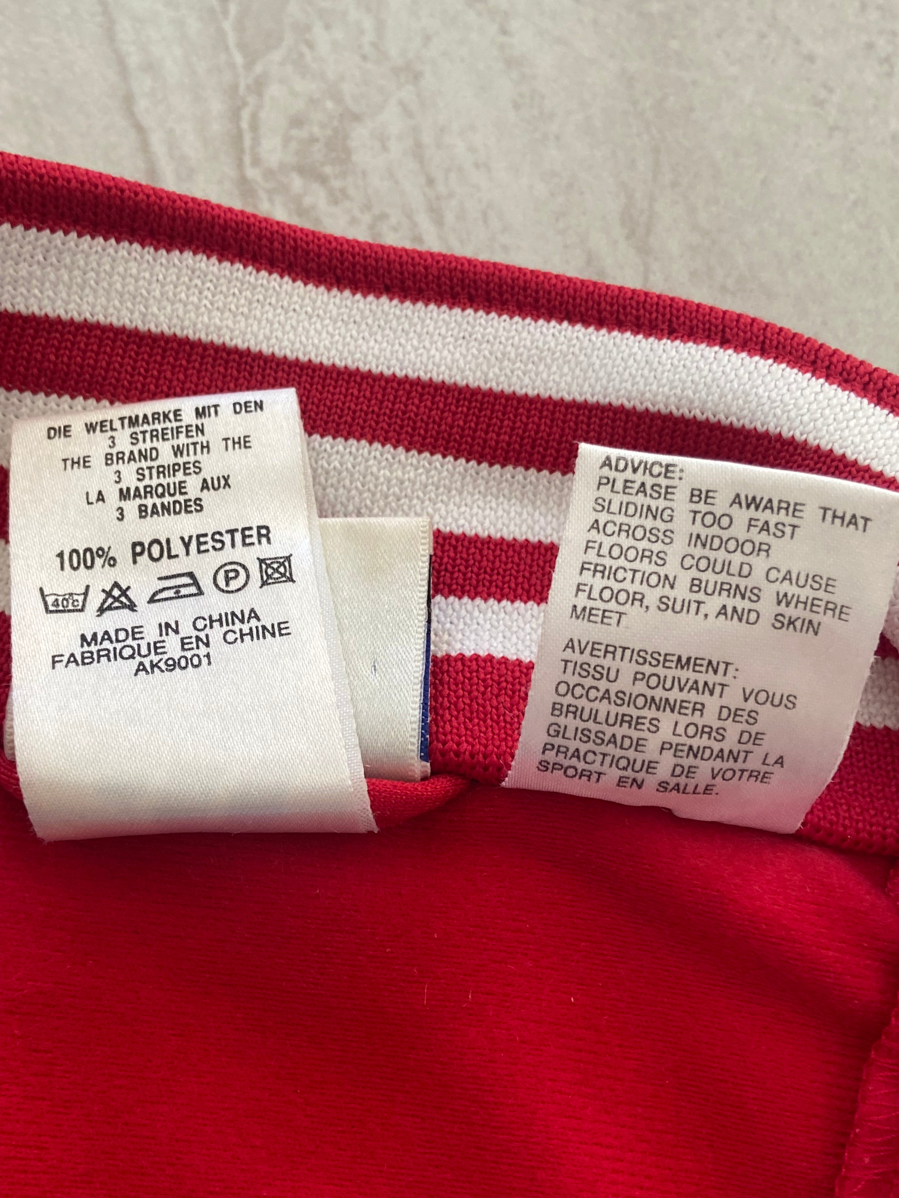Veste de survêtement ADIDAS de l’équipe de FRANCE (porté joueur pro) saison 1999-2000