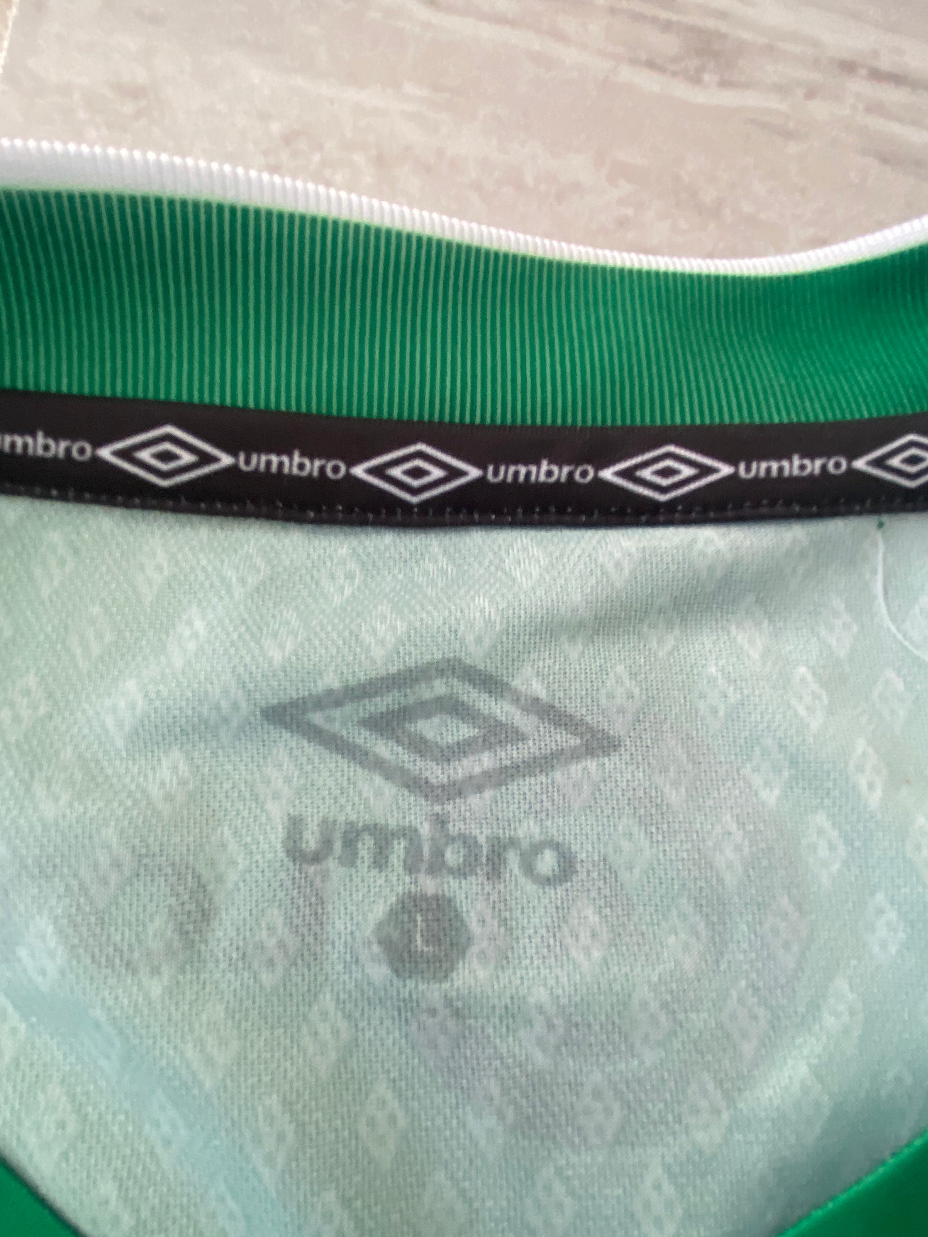 Maillot de foot UMBRO du STADE de REIMS (porté N.96 OLLIERO) saison 2023-24