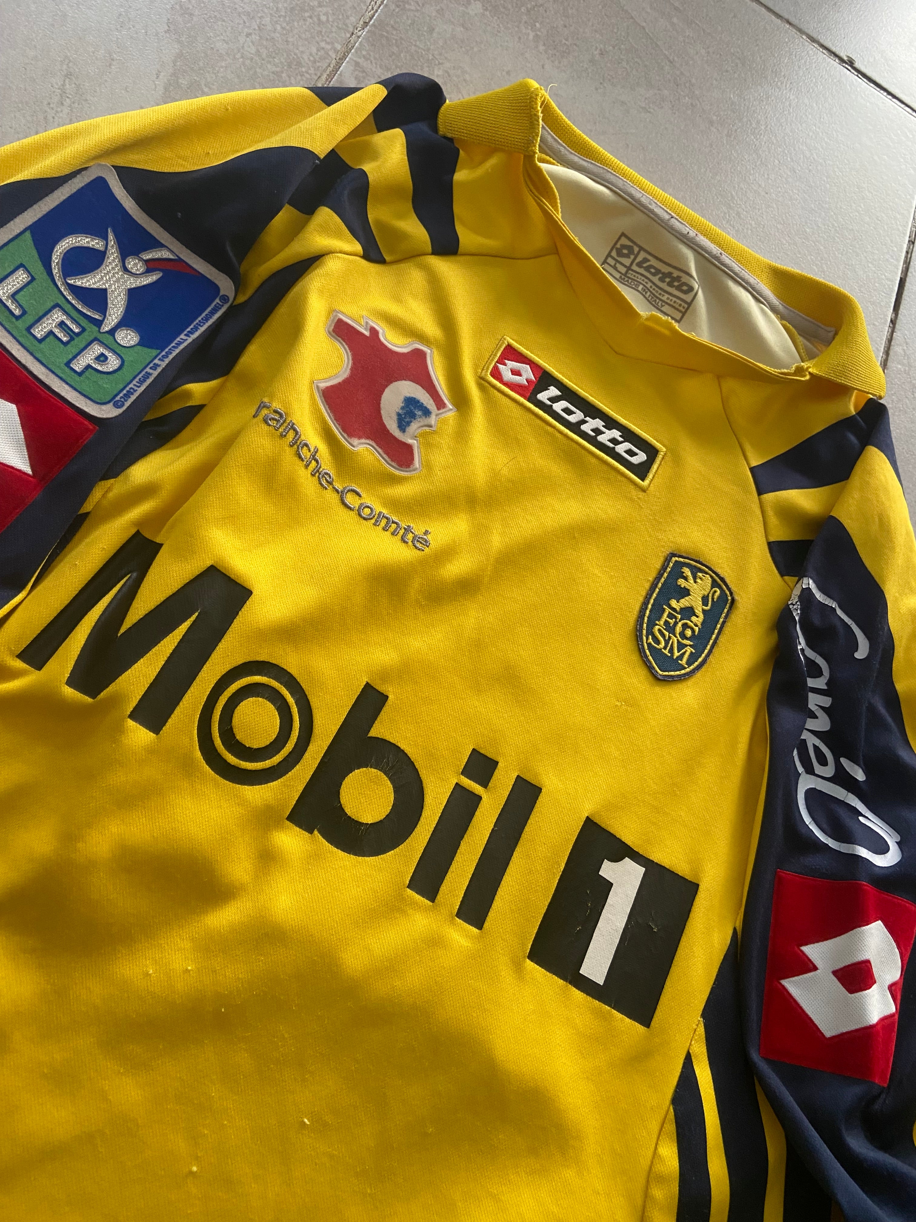 Maillot de foot LOTTO du FC SOCHAUX (porté N.13 BRÉCHET) saison 2008-09