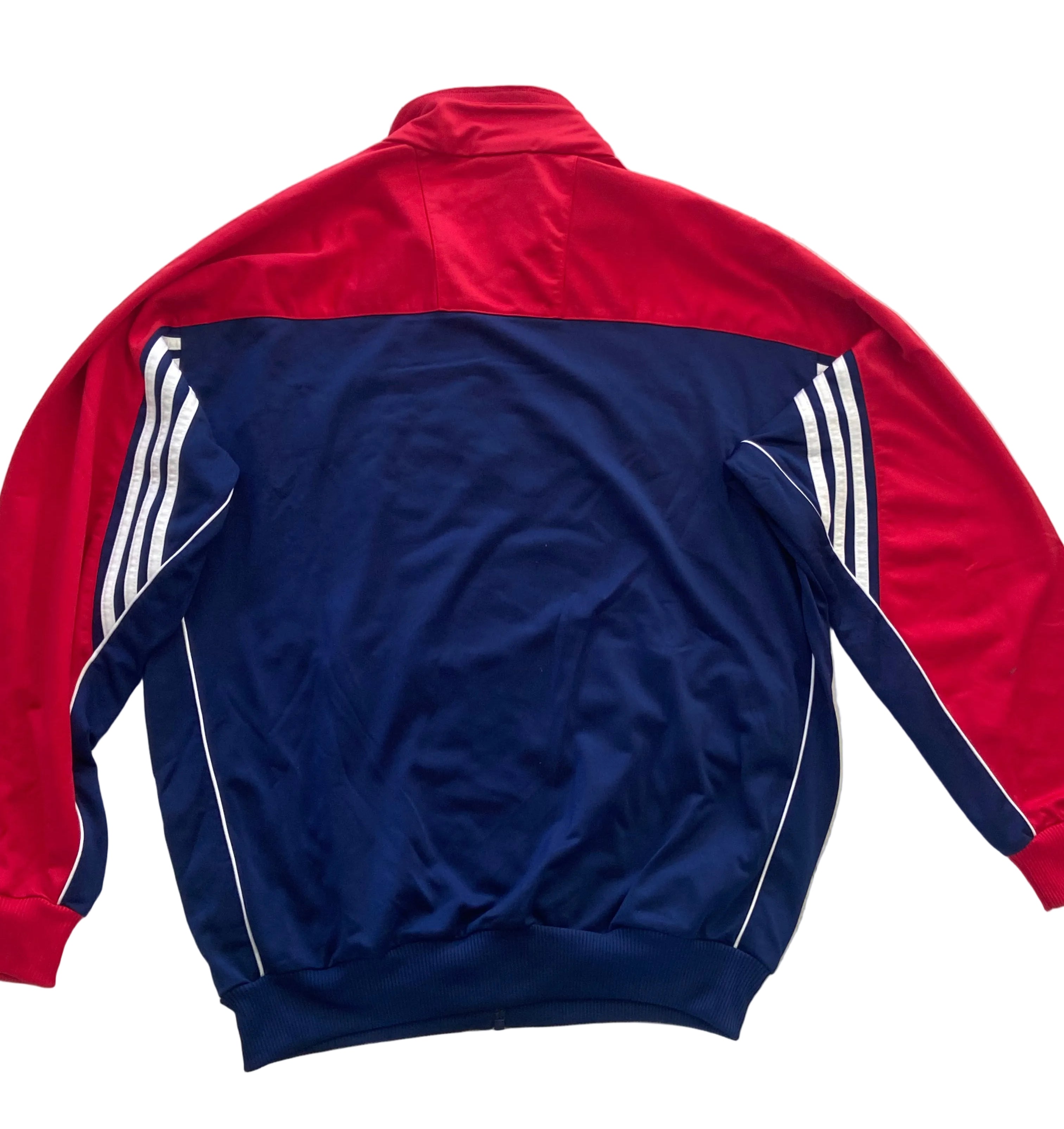Veste de survêtement ADIDAS de l’équipe de FRANCE (porté joueur pro) saison 1999-2000
