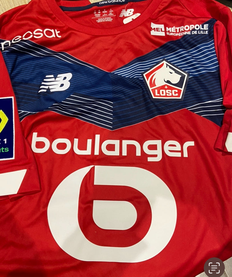 Maillot de foot du LOSC Lille (porté N.2 ÇELIK) saison 2020-21