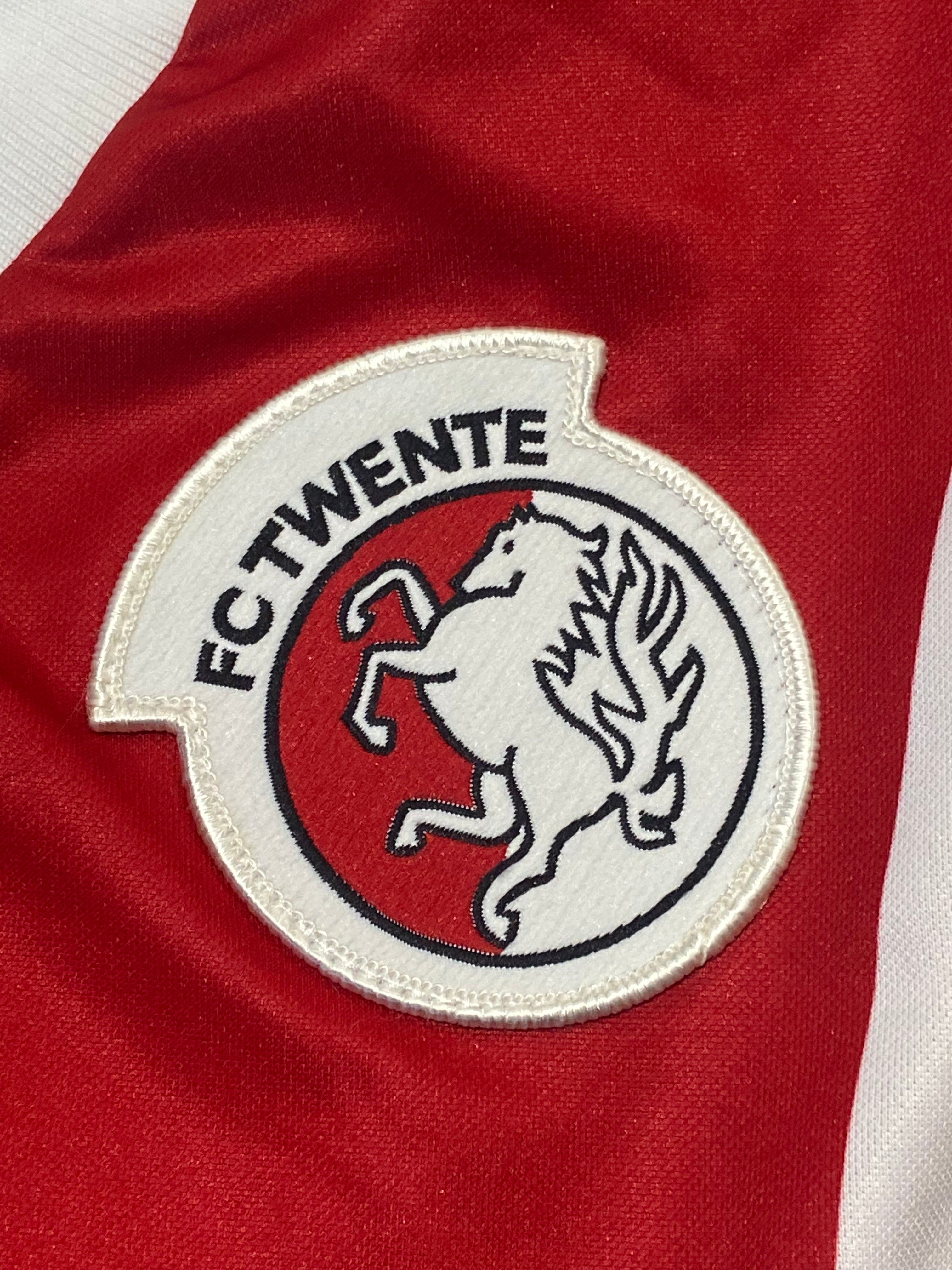 Maillot de foot du FC Twente (porté N.3 KAMEBEEK) 8ème finale Coupe UEFA 1997-98 contre AJ-Auxerre