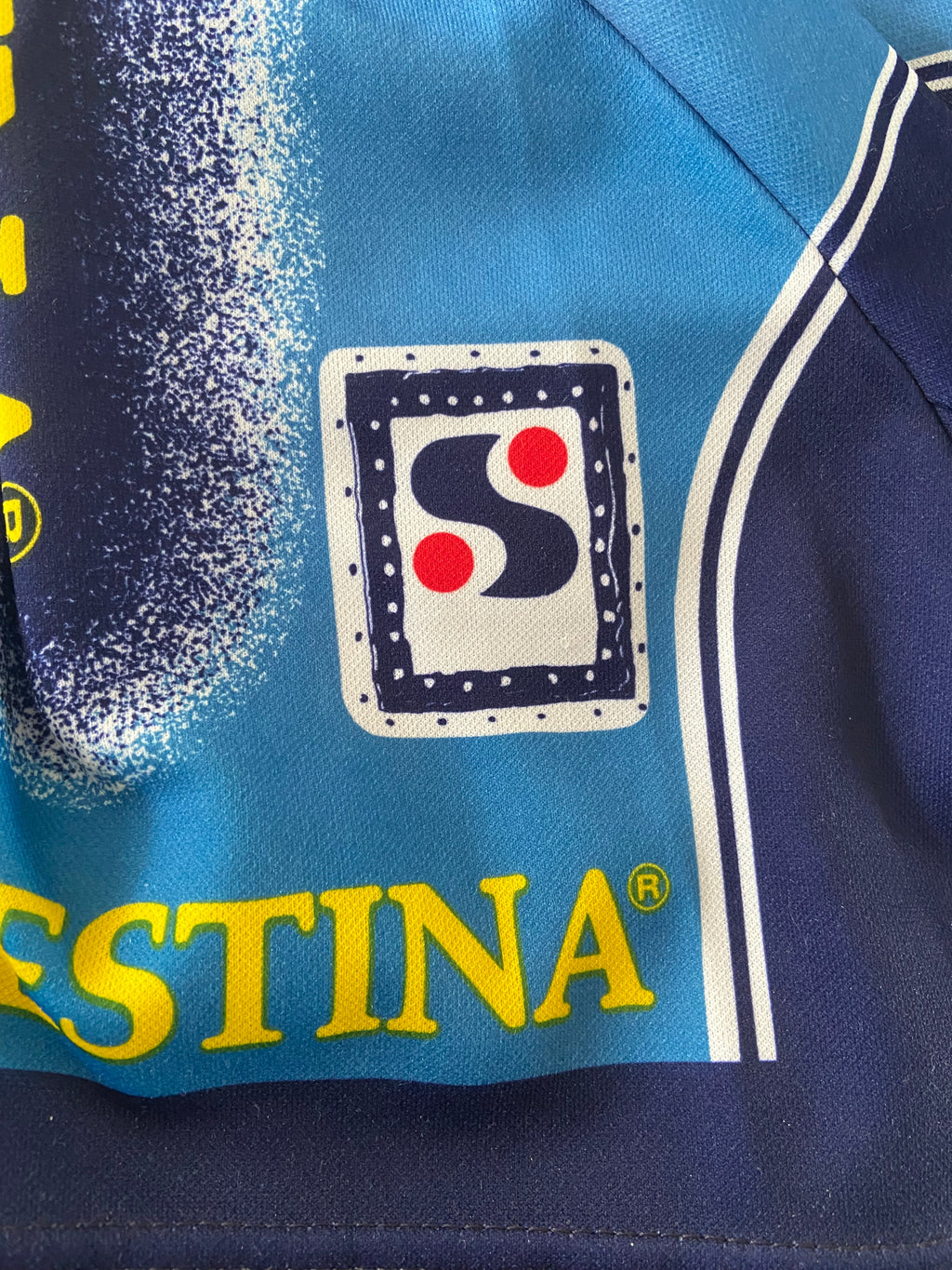 Maillot de cyclisme SANTINI de l’équipe FESTINA (VIRENQUE-BROCHARD) année 1995-96
