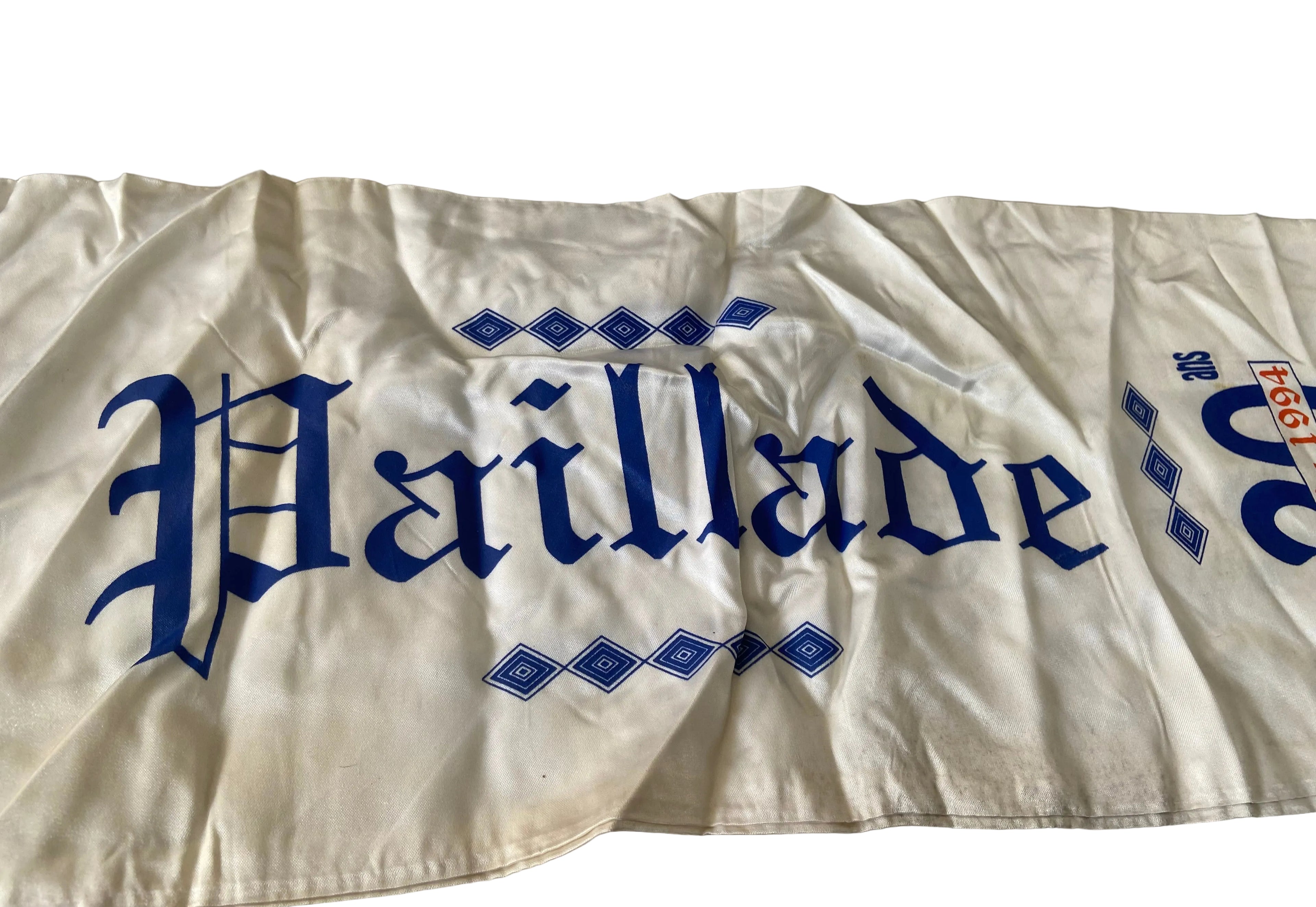 Echarpe de foot de MONTPELLIER MHSC 20ans du Groupe Supporter BUTTE PAILLADE 1974-94 Scarf Supporter