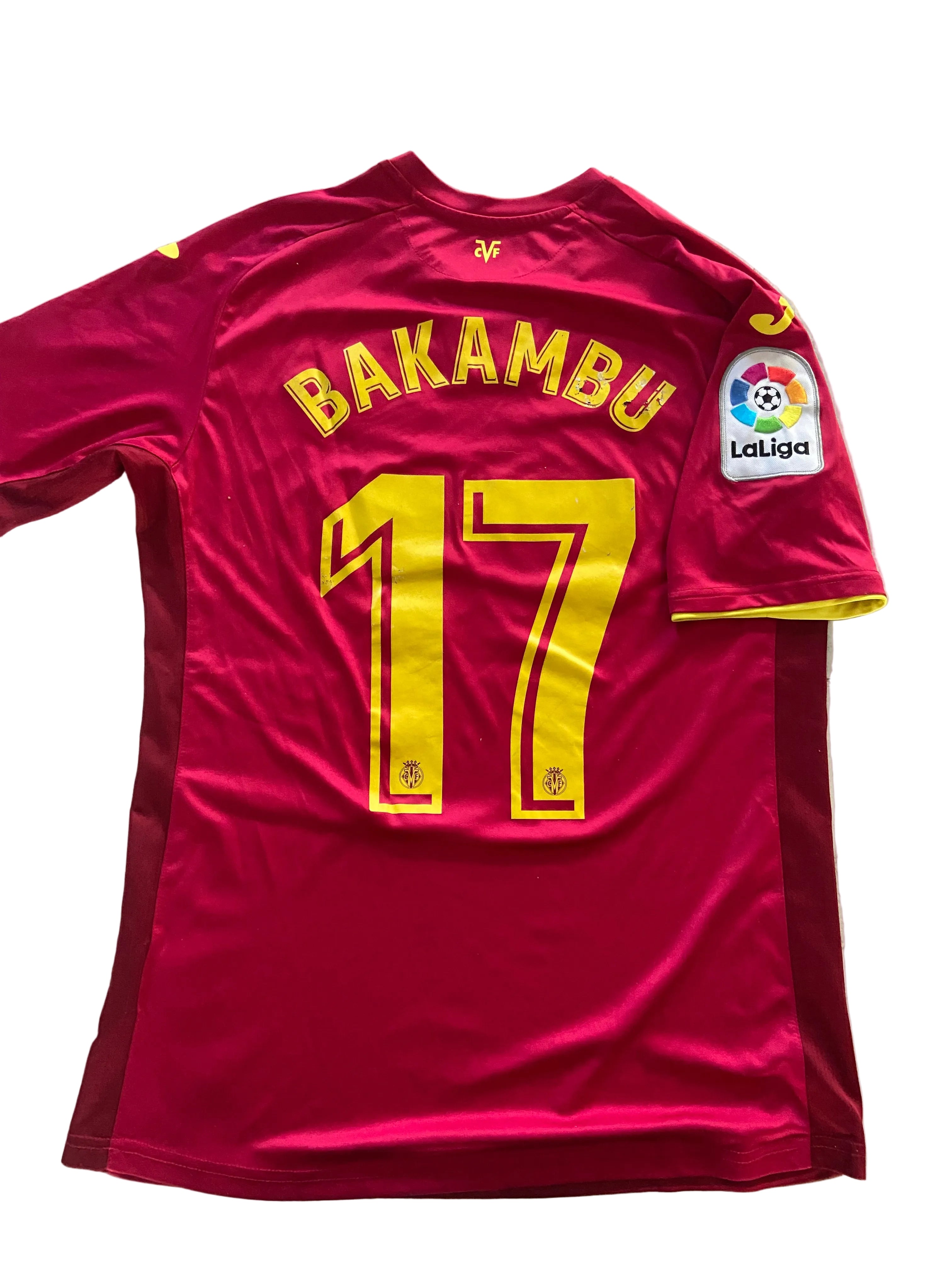 Maillot de foot JOMA de VILLAREAL CF (porté N.17 BAKAMBU) saison 2017-18