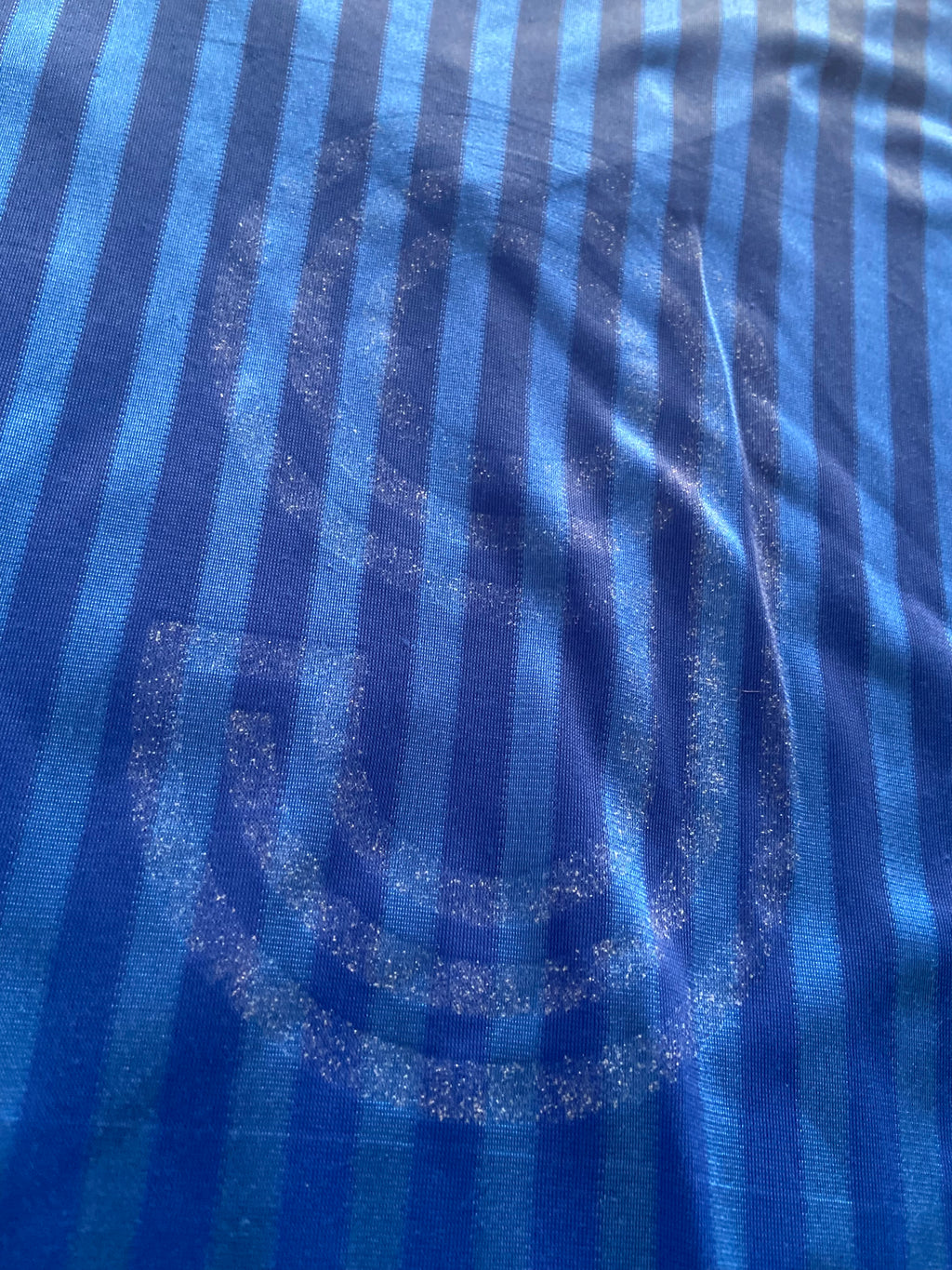 Maillot de foot ADIDAS échauffement training de MONTPELLIER MHSC (porté N.9 XUEREB) saison 1989-90