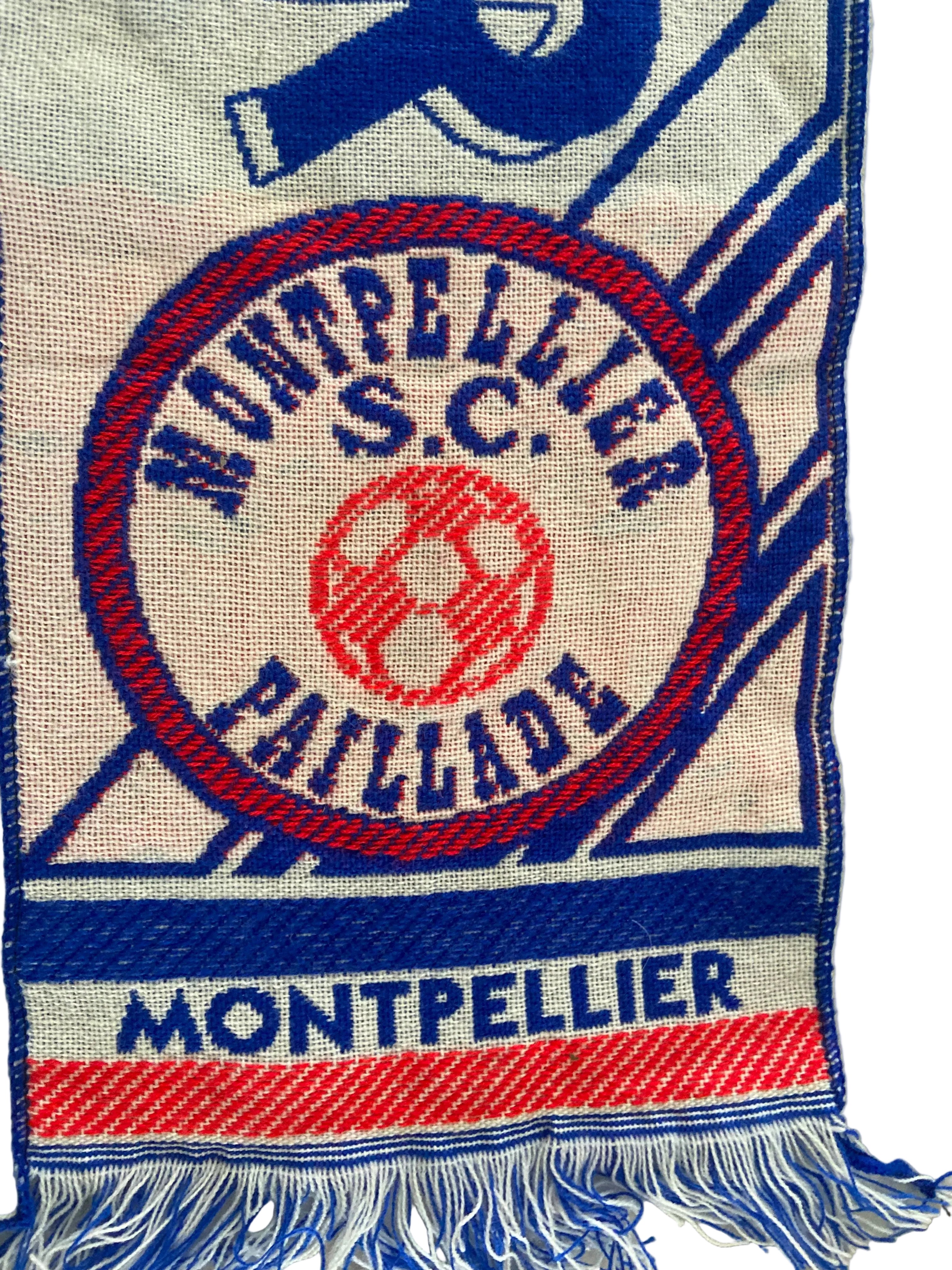 Echarpe de foot du MPSC MONTPELLIER PAILLADE SC Scarf Supporter COLLECTOR