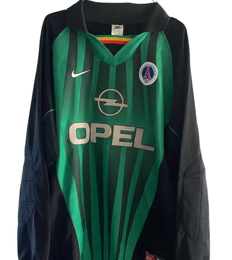 Maillot de foot du PSG Paris-Saint-Germain saison 1997-98 (N.1 REVAULT)