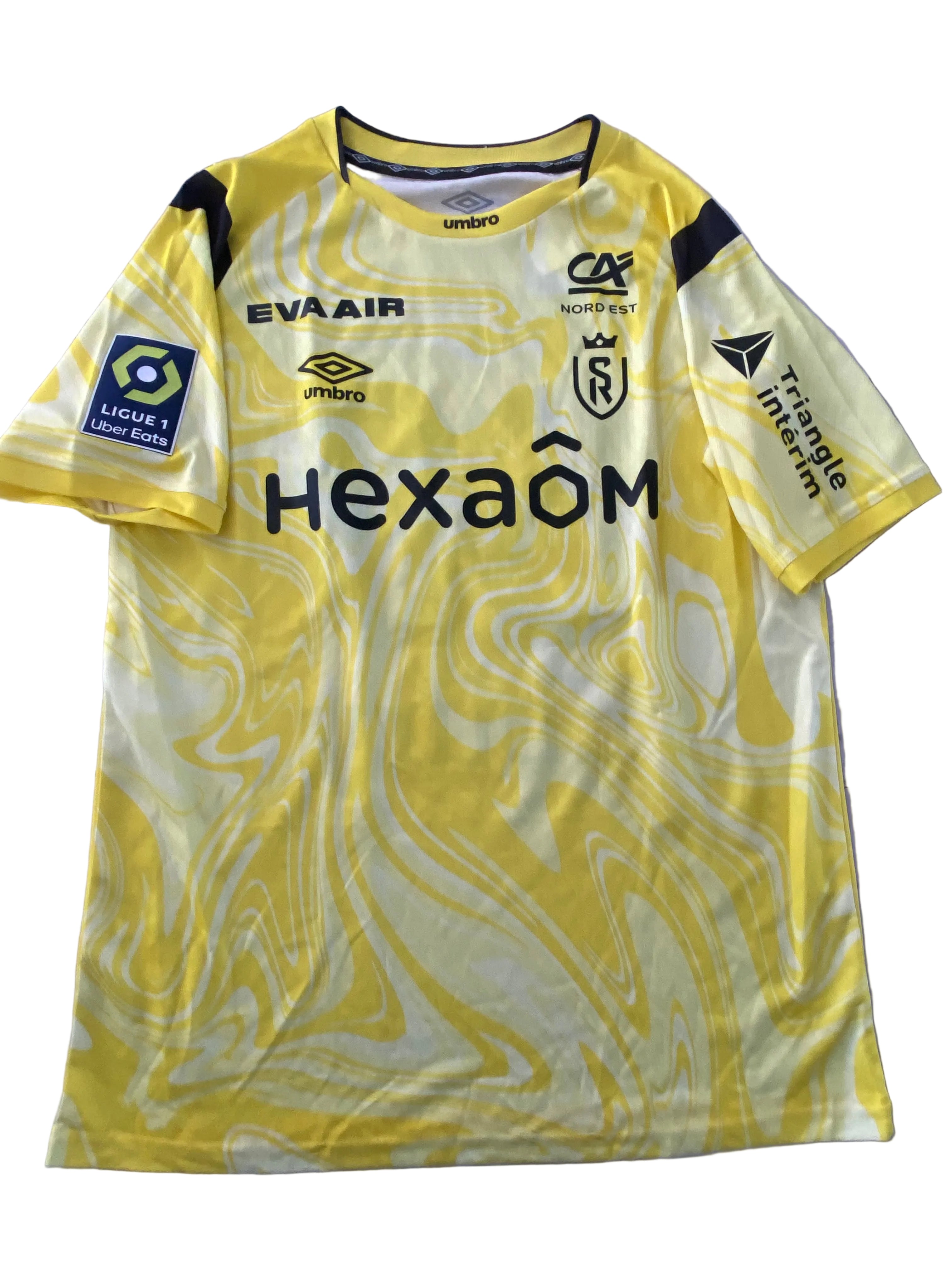 Maillot de foot UMBRO du STADE de REIMS (porté N.60 SYLLA) saison 2023-24