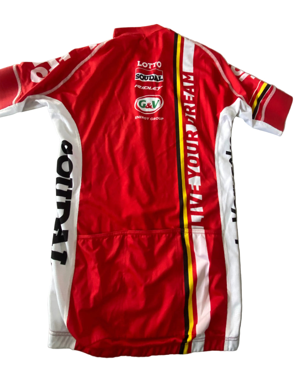 Maillot de cyclisme VERMARC de l’équipe LOTTO-SOUDAL (porté VERVAEKE) année 2015-16