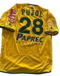 Maillot de foot LE COQ SPORTIF du FC NANTES (porté par le N.28 PUJOL) saison 2004-05