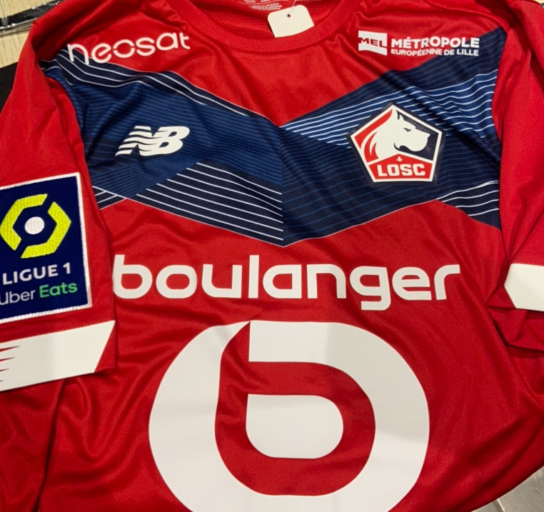 Maillot de foot du LOSC Lille (porté N.2 YAZICI) saison 2020-21