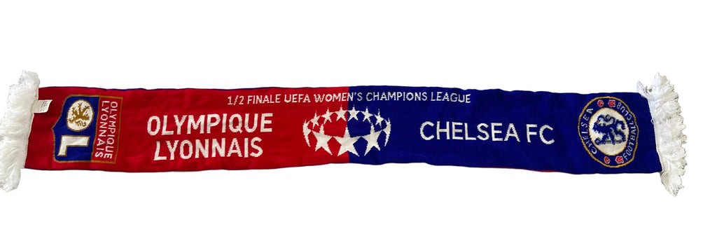 Echarpe de foot de LYON OL féminine Ligue des Champions 2019 contre CHELSEA Scarf Supporter