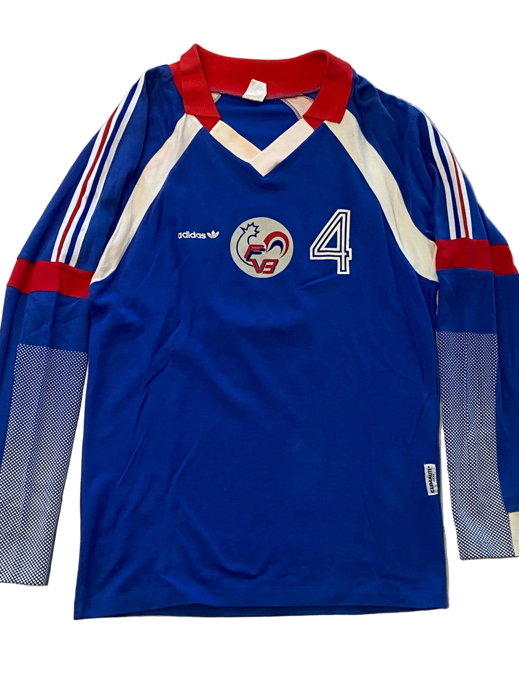 Maillot de volley-ball de l’Equipe de France (porté N.4 BLAIN) saison 1986-88 Collector