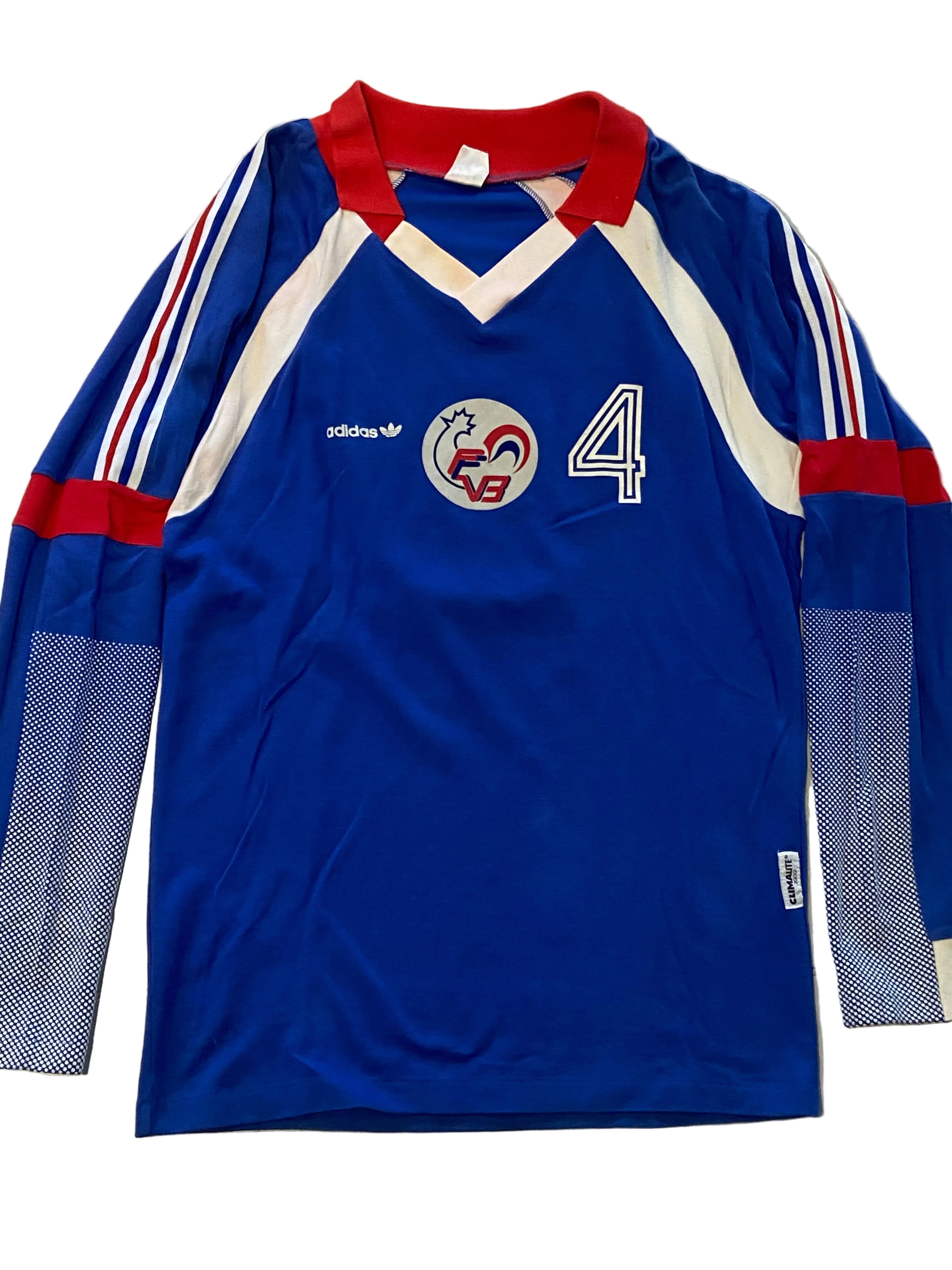 Maillot de volley-ball de l’Equipe de France (porté N.4 BLAIN) saison 1986-88 Collector