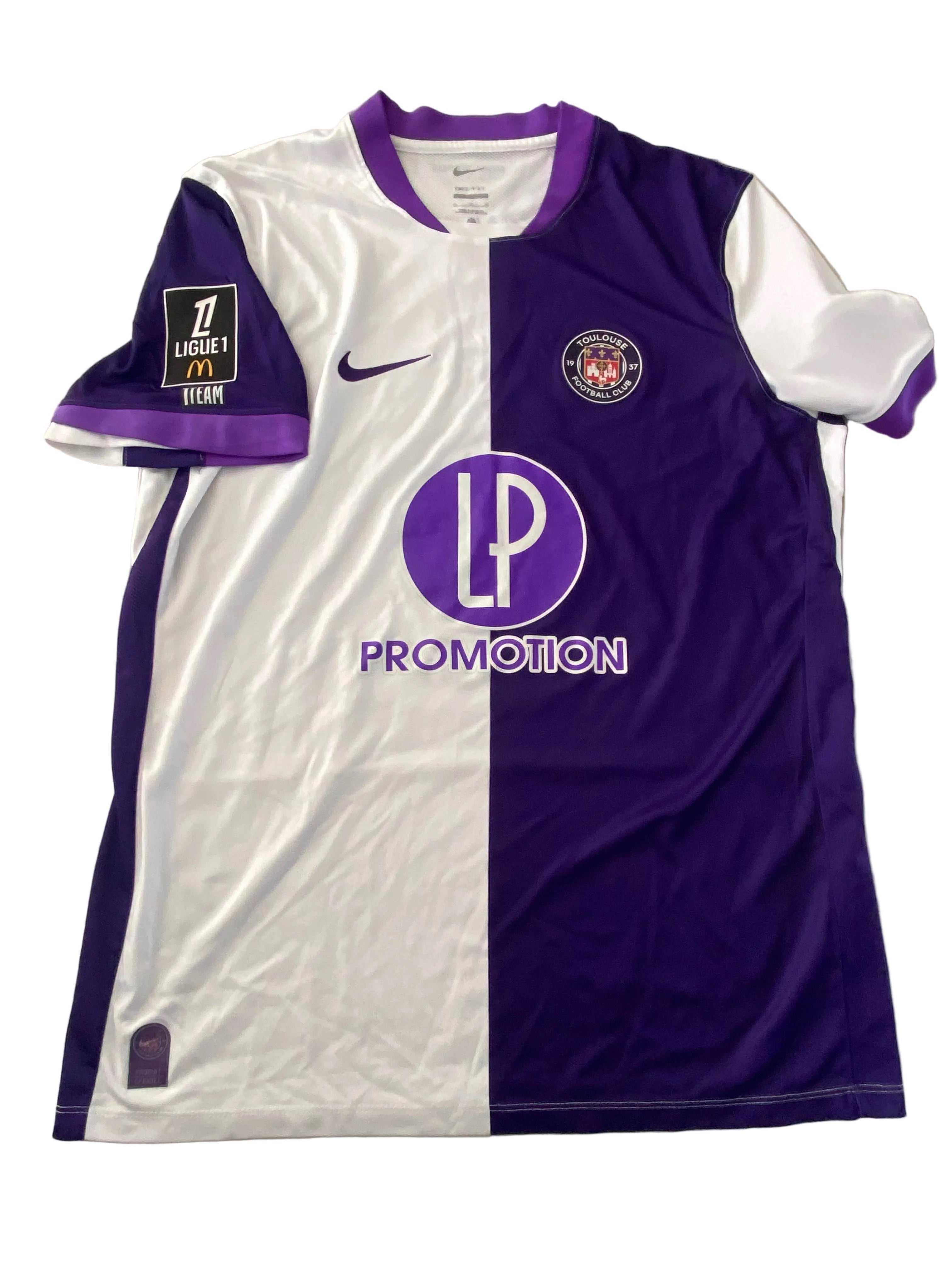 Maillot de foot NIKE du TOULOUSE FC (porté N.21 FATY) saison 2025-26