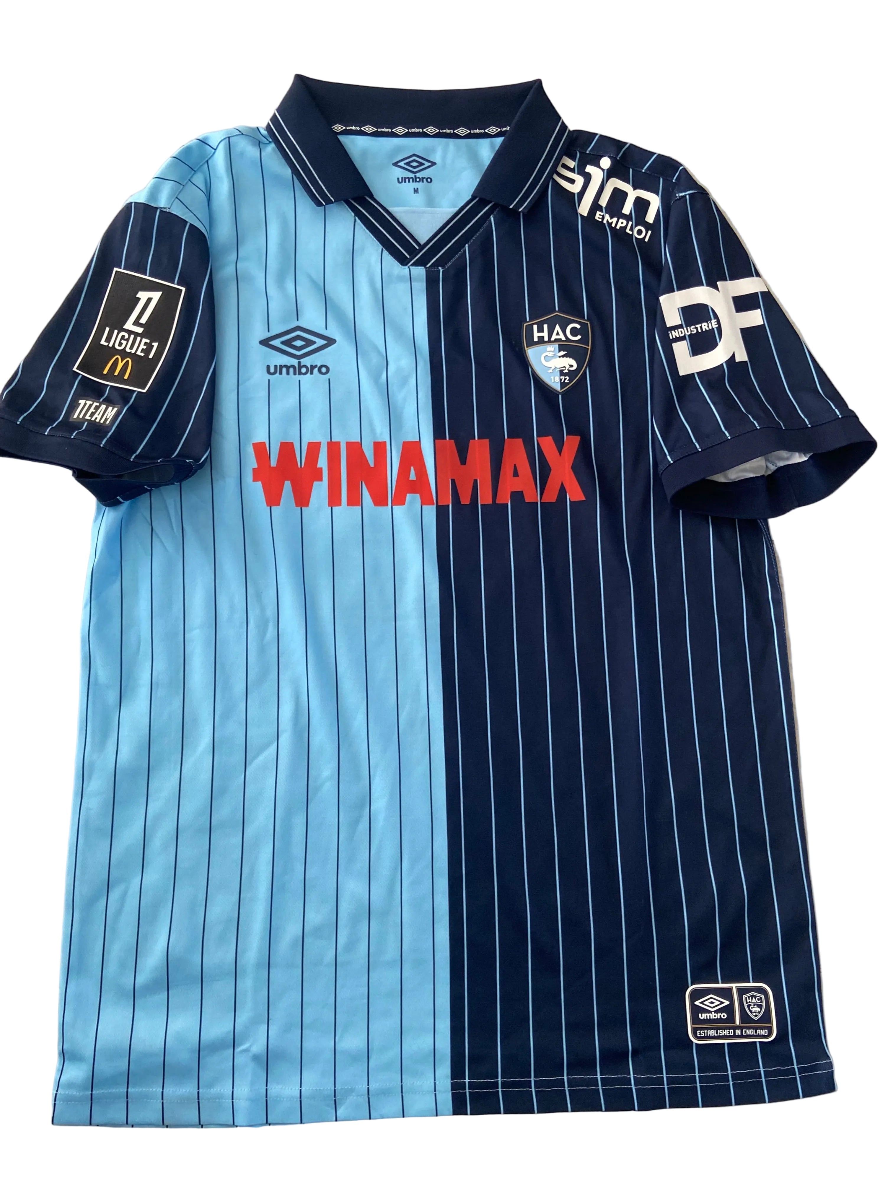 Maillot de foot UMBRO de l’équipe du HAVRE (porté N.21 NAMLI) saison 2025-26