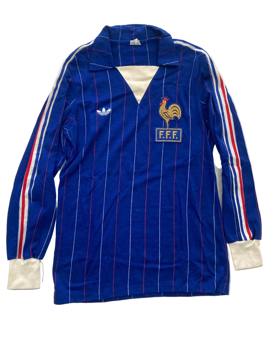 Maillot de foot ADIDAS de l’équipe de FRANCE année 1982