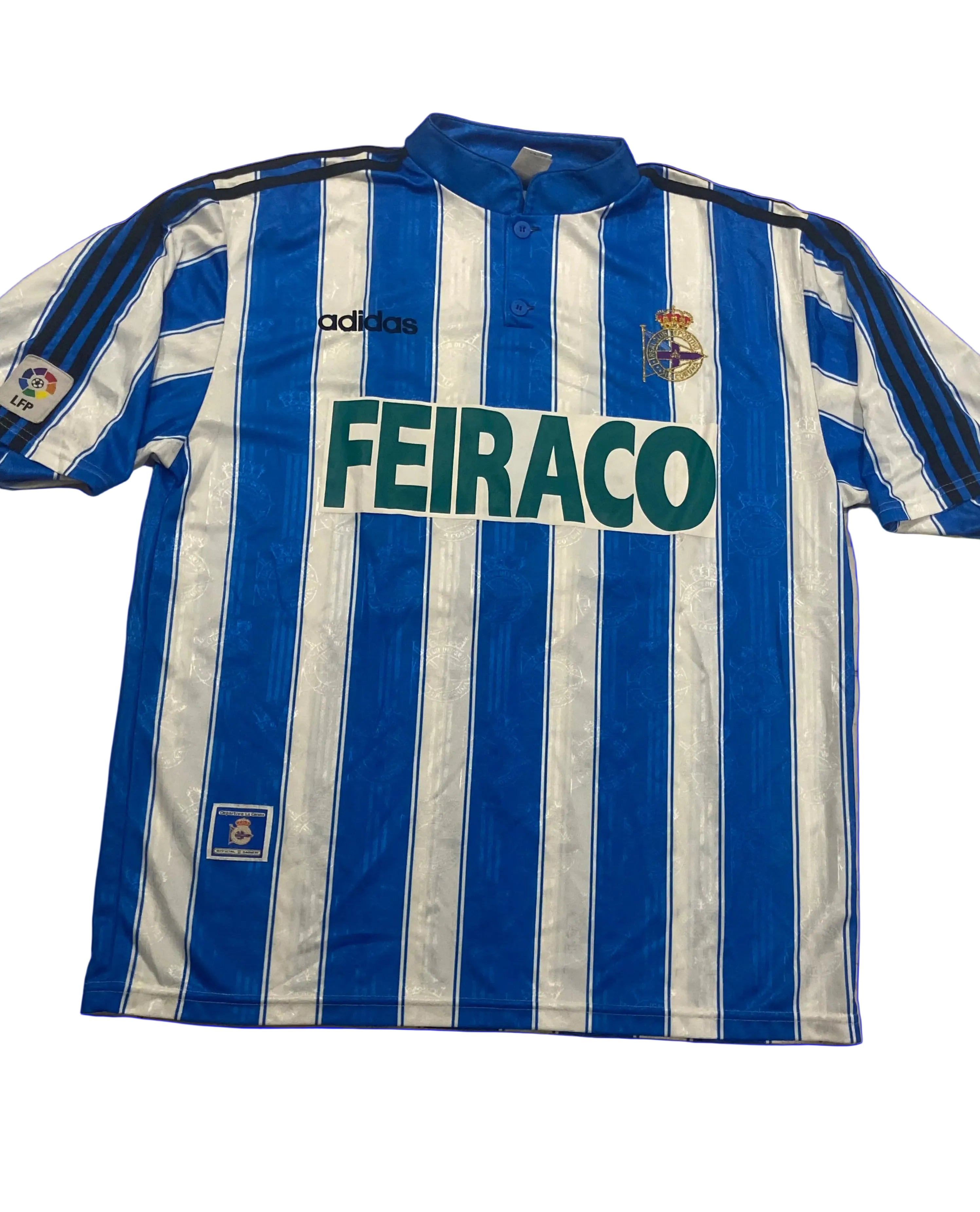 Maillot de foot du Deportivo la Corogne (porté N.21 BONNISSEL) saison 1997-98